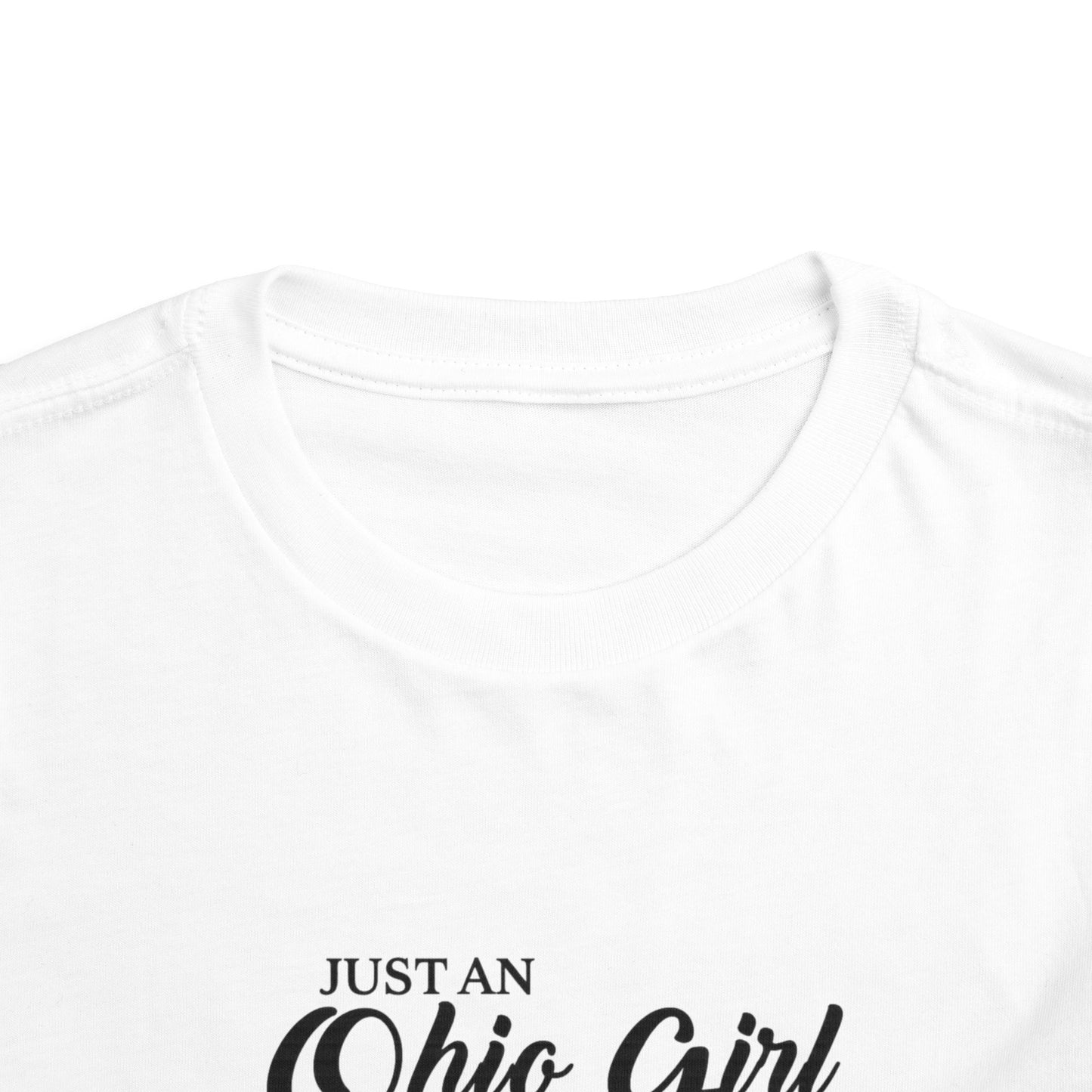 Toddler Tee Ohio Girl in North Carolina World Design Shirt
