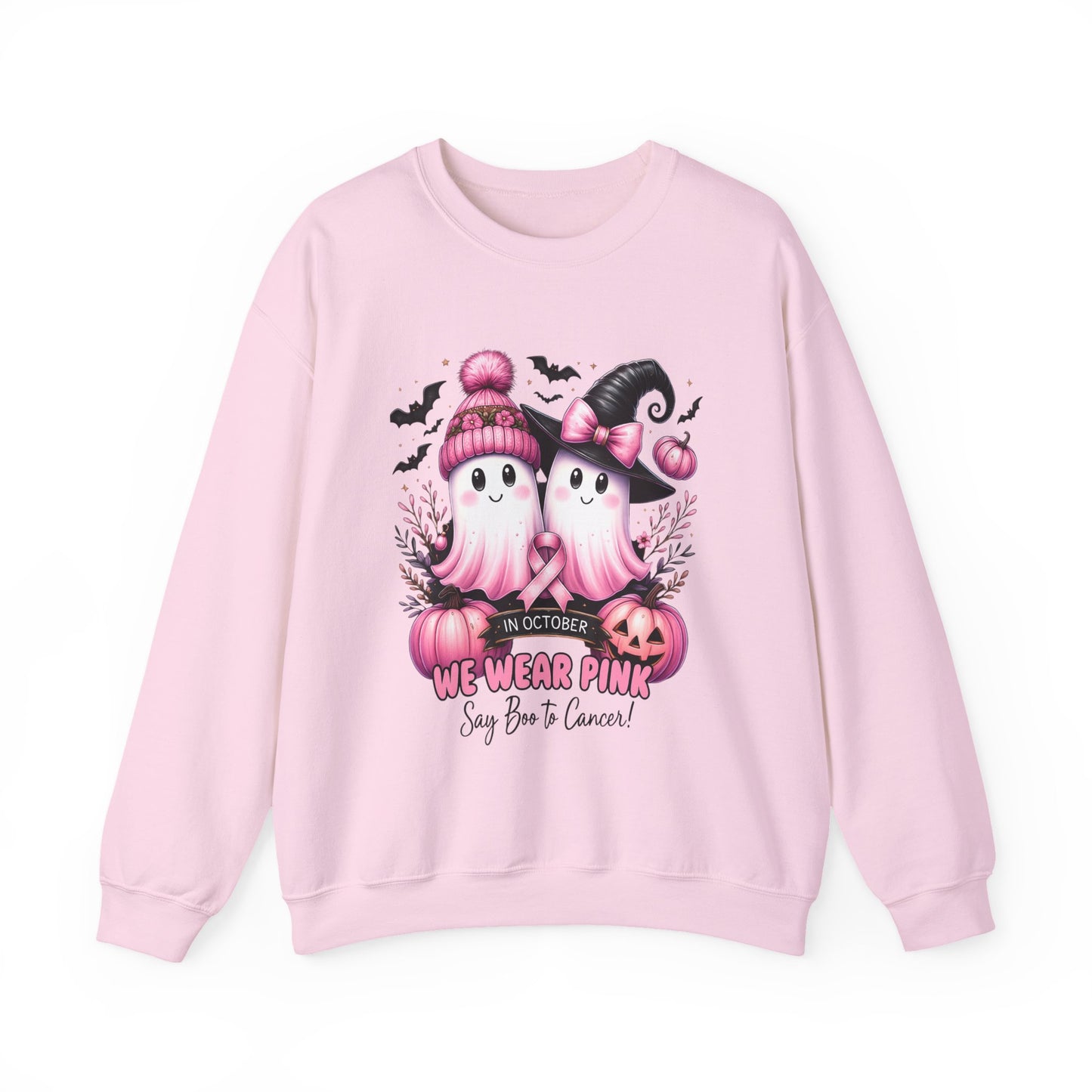 Boo-tiful Breast Cancer Awareness Halloween Crewneck