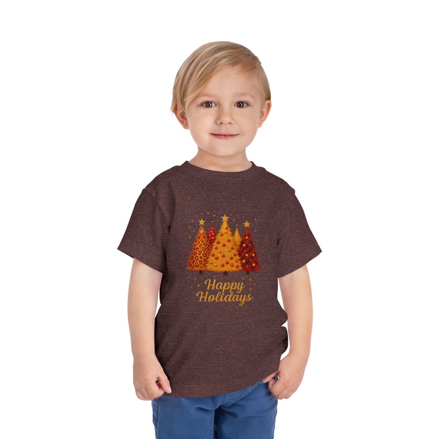 Happy Holidays Christmas Tree Toddler Tee