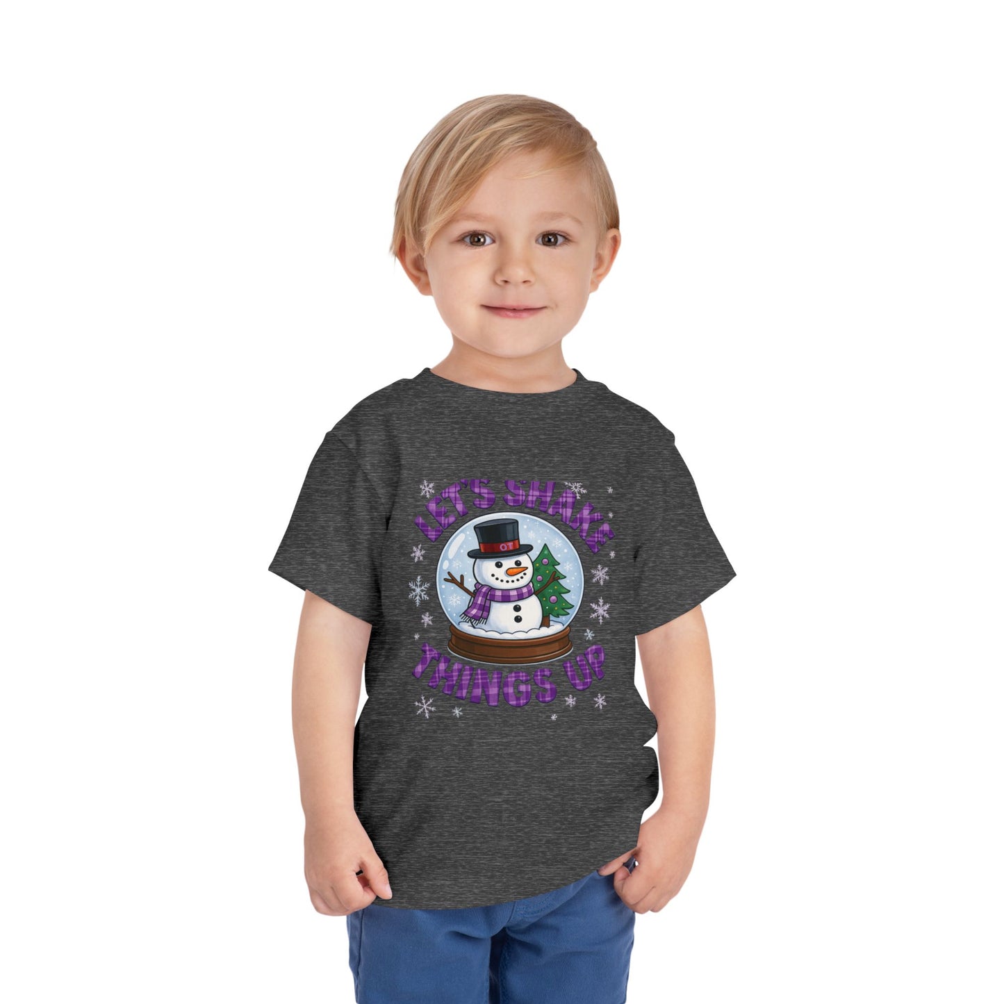 Shake Things Up! Snowman Christmas Toddler Tee