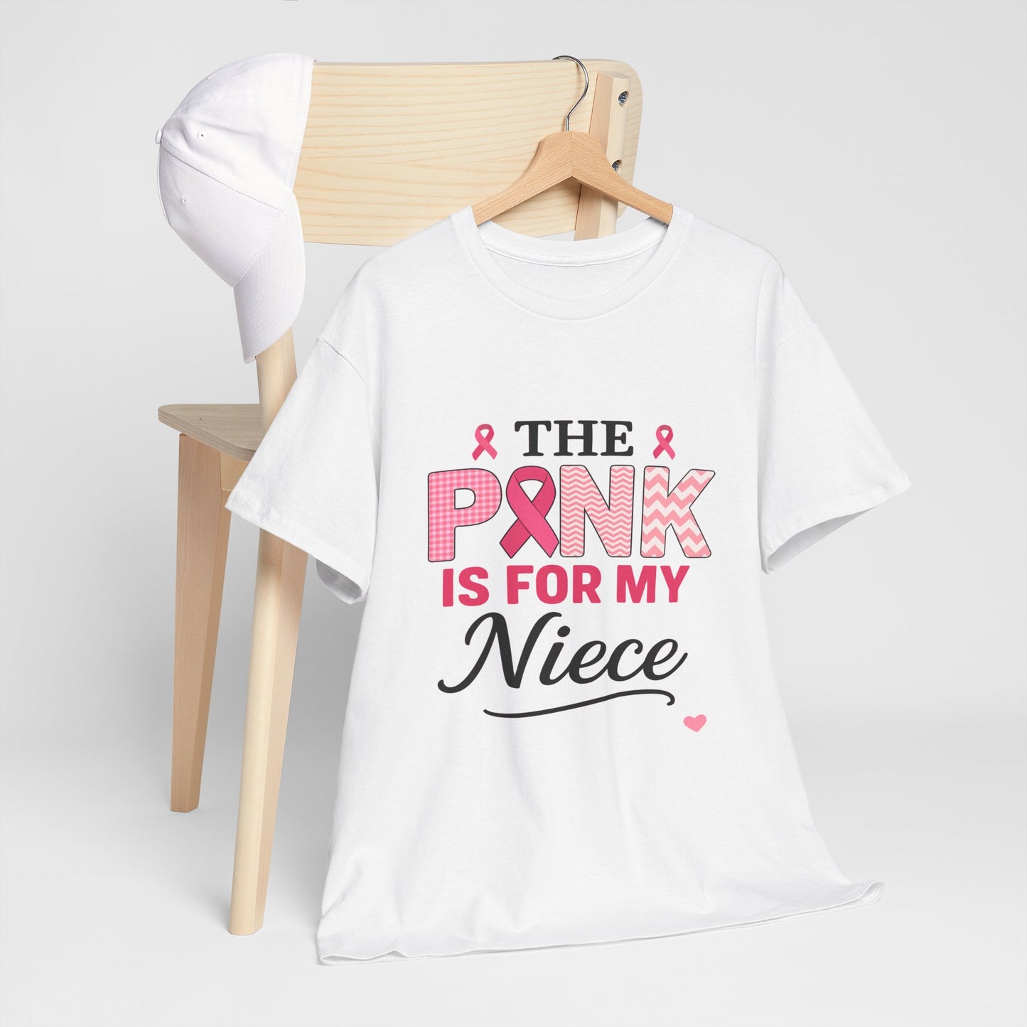 Pink Ribbon Niece Tee - Breast Cancer Awareness