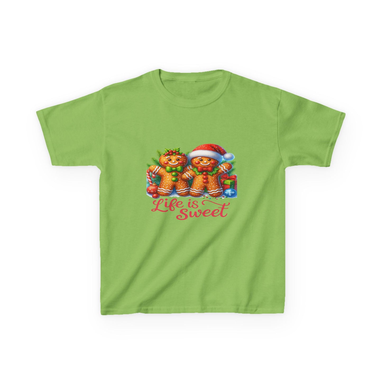 Gingerbread Dino Christmas Tee - Life is Sweet!