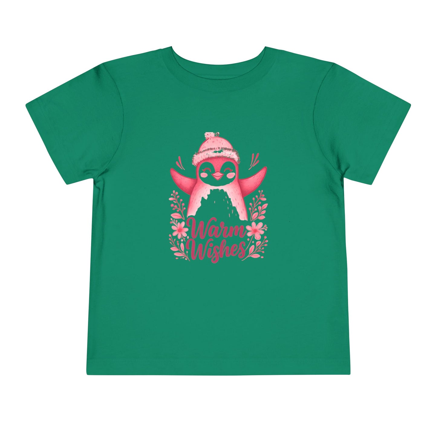 Warm Wishes Penguin Toddler Christmas Tee