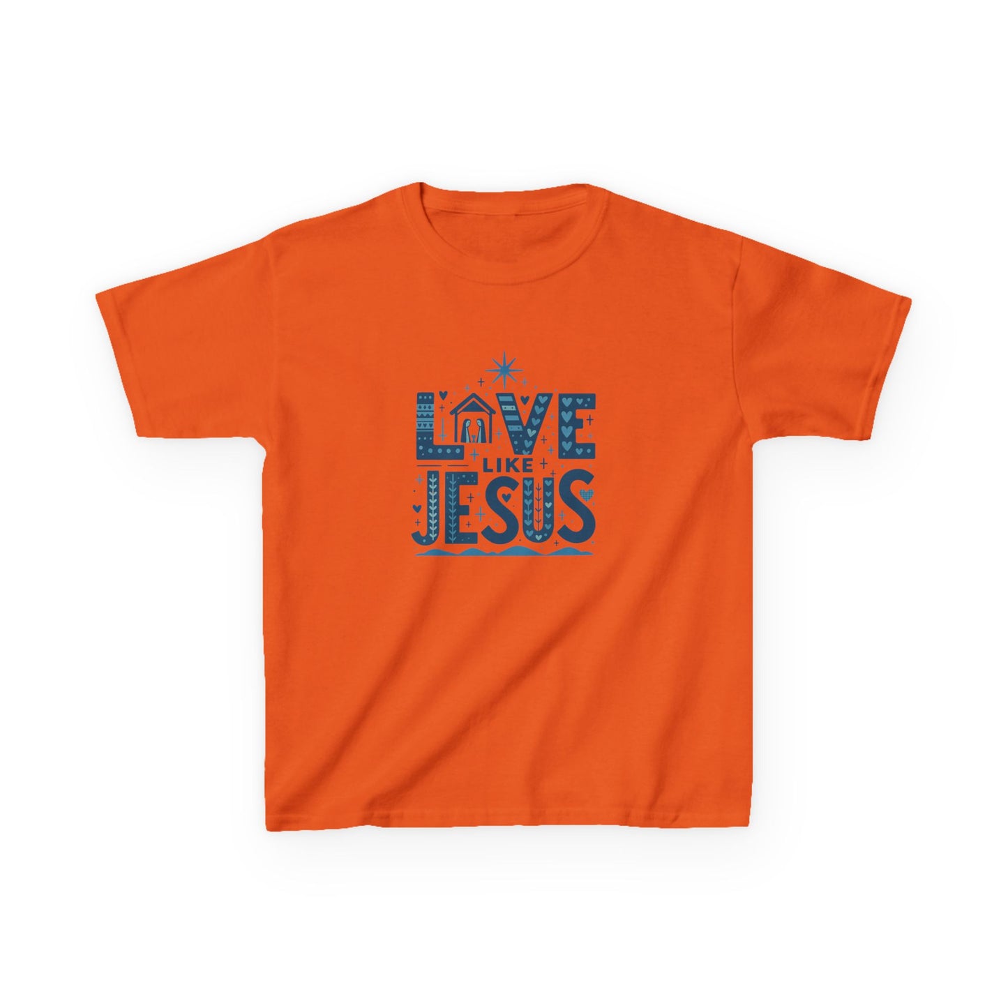 Love Like Jesus Christmas Dinosaur Tee