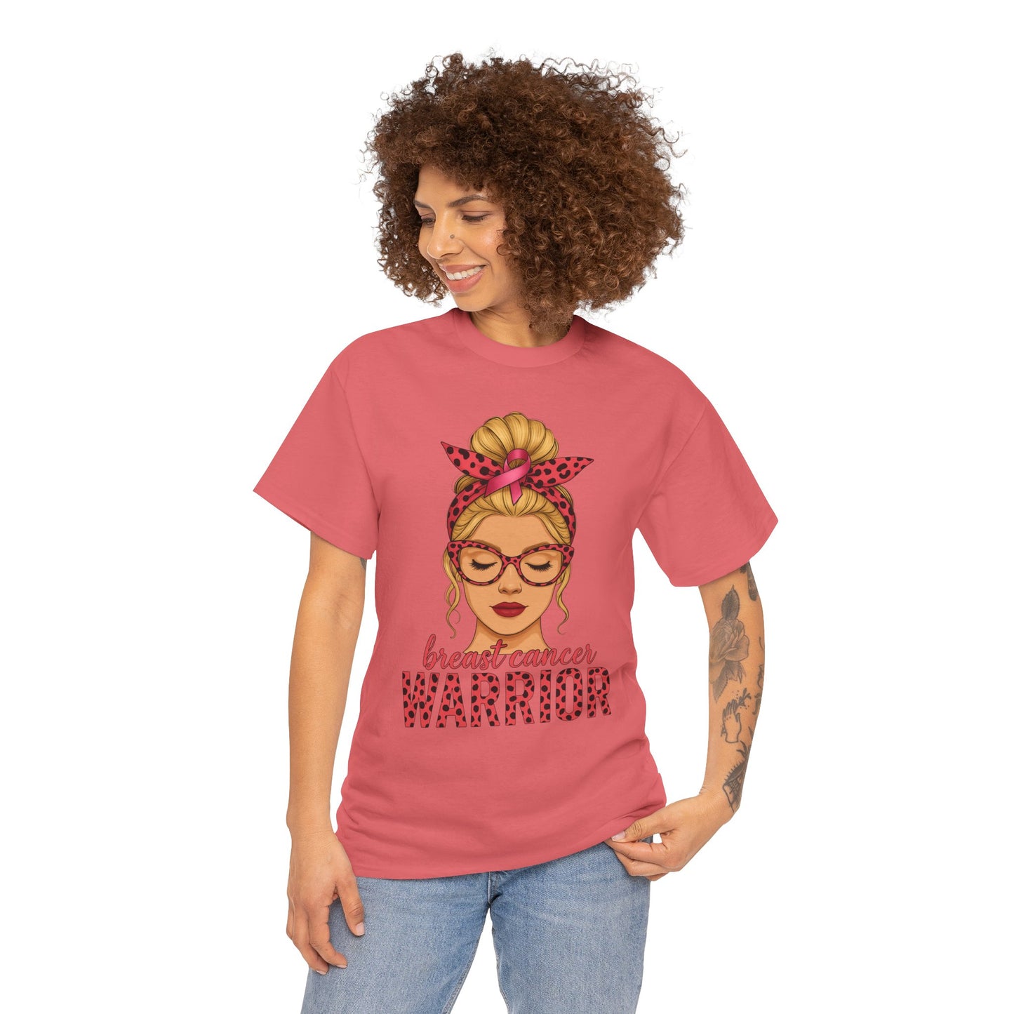Breast Cancer Warrior Tee - Pink Ribbon Support