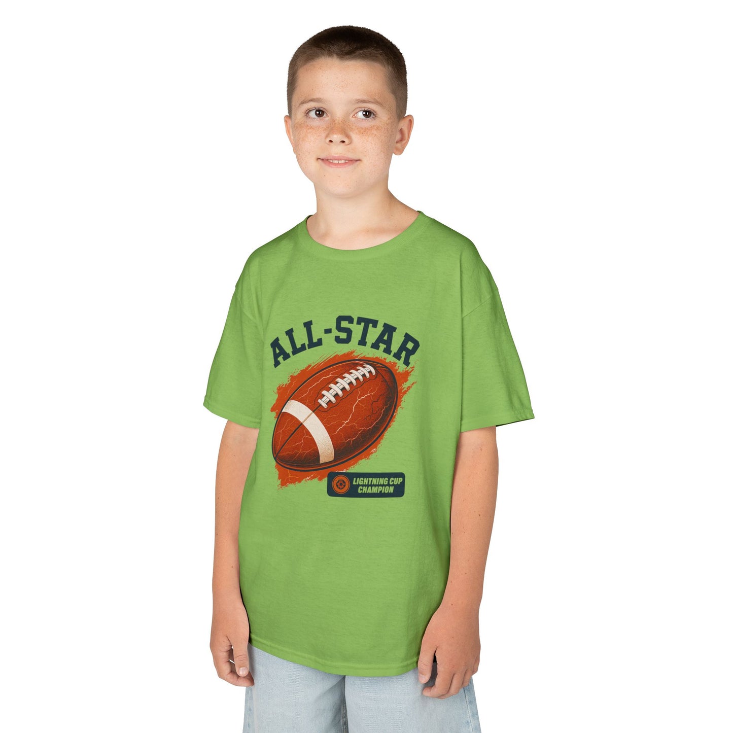 All-Star Kids Football Tee, Sports Apparel, Boys Football Shirt, Kids Casual Wear, Back To School Shirt, Birthday Gift