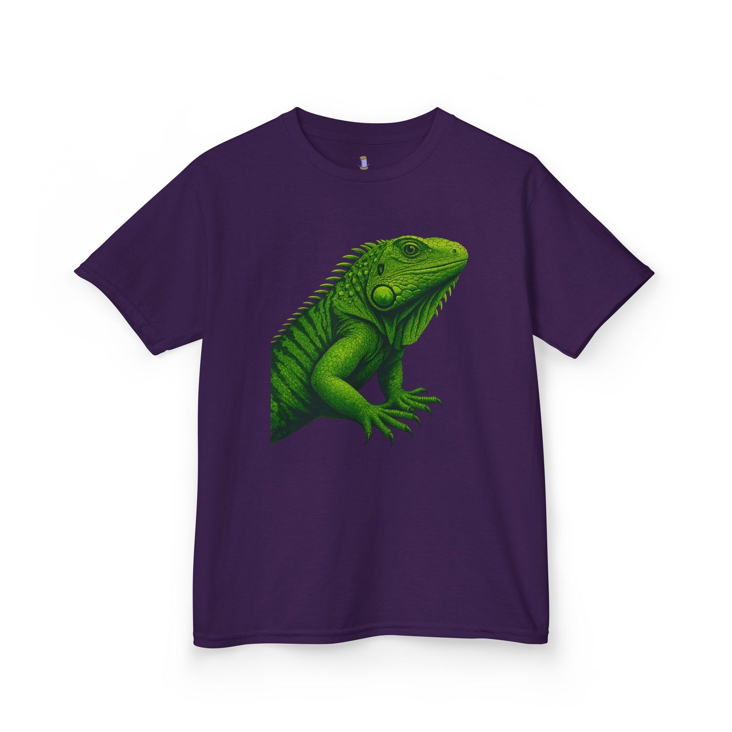 Green Iguana Kids Tee - Fun Shirt for Nature Lovers, Birthday Gift, Summer Wear, Animal Lovers, Eco-Friendly Clothing