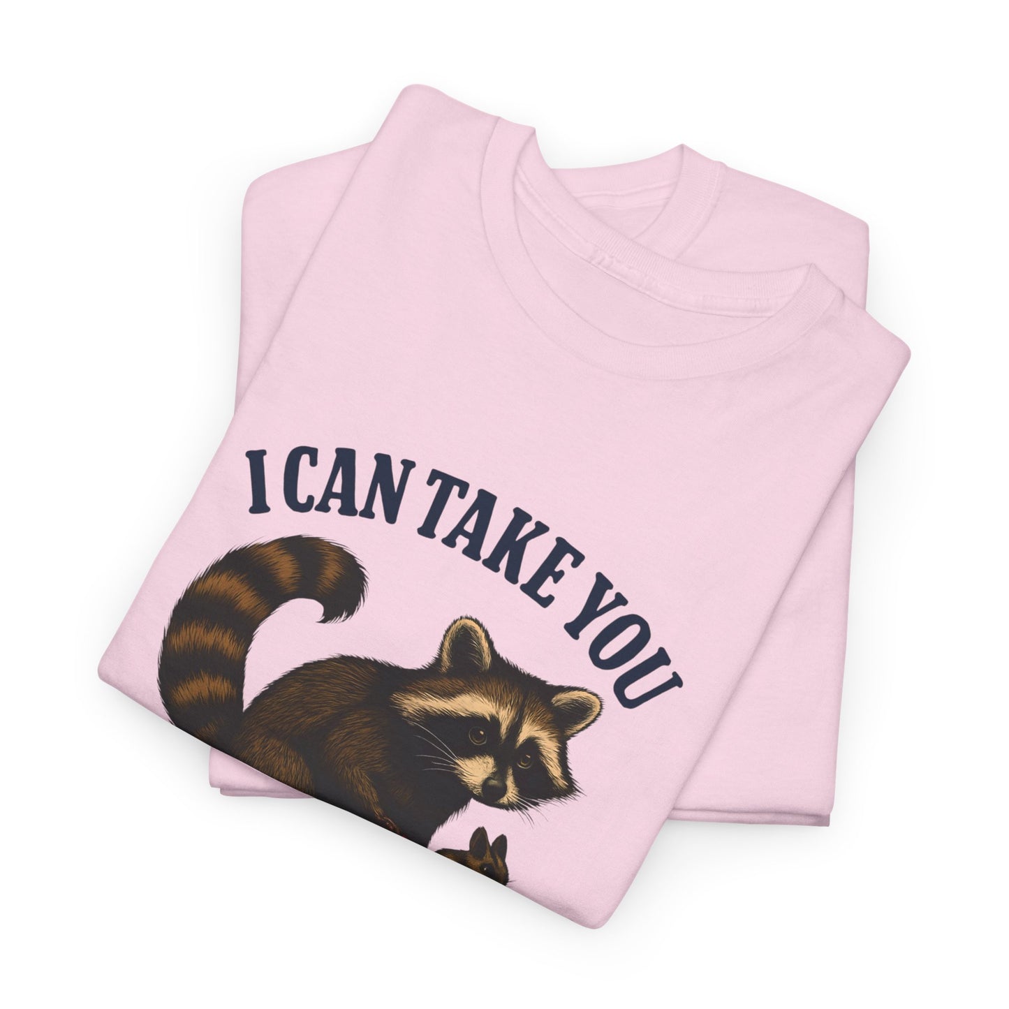 Cotton Tee Vintage Raccoon Bicycle Graphic Shirt