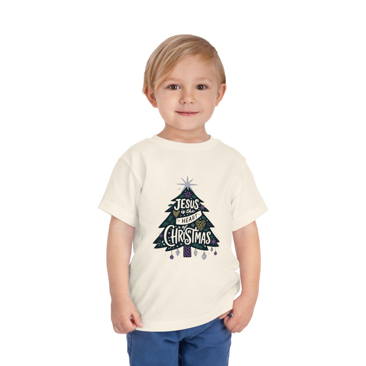 Jesus is the Heart of Christmas Toddler Tee