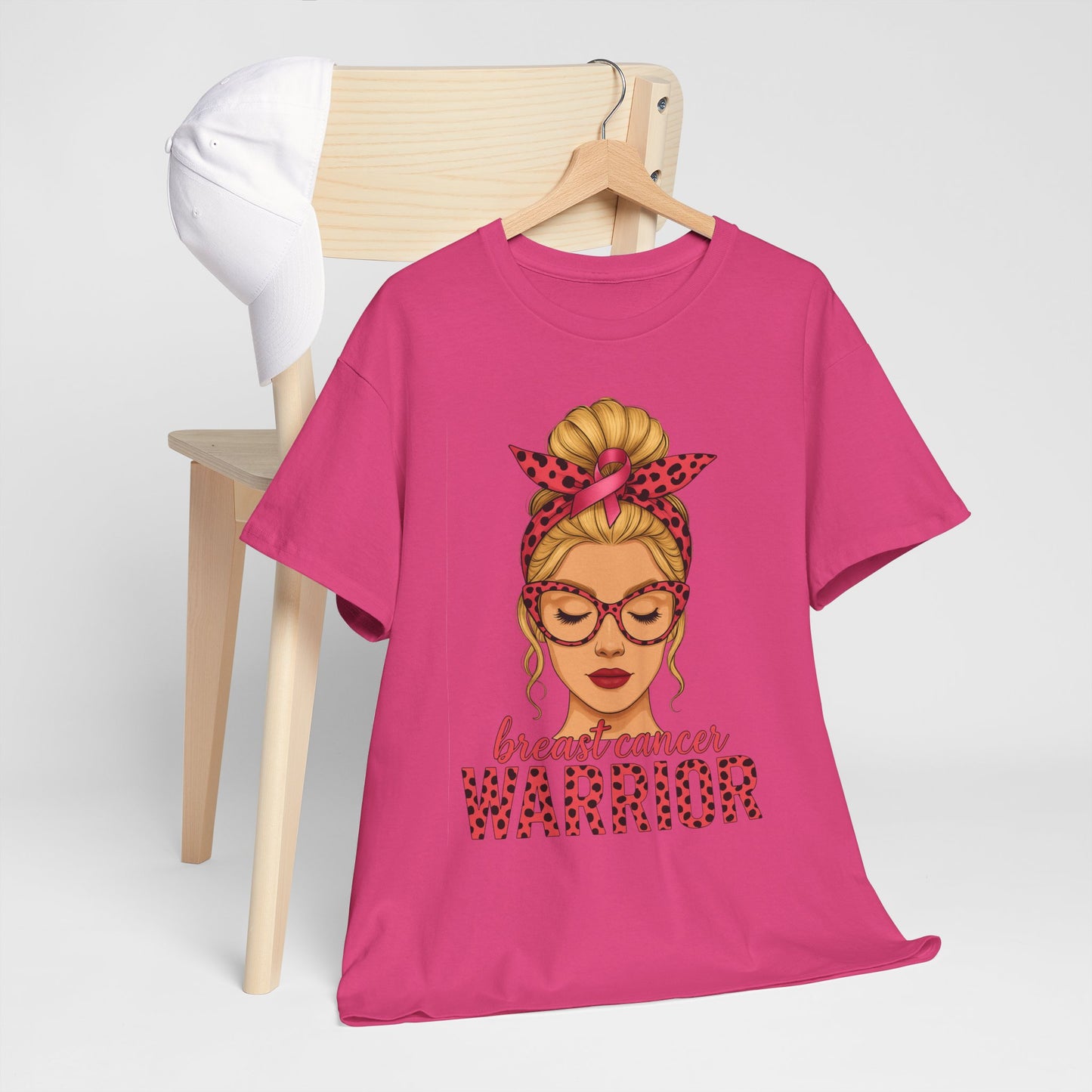 Breast Cancer Warrior Tee - Pink Ribbon Support