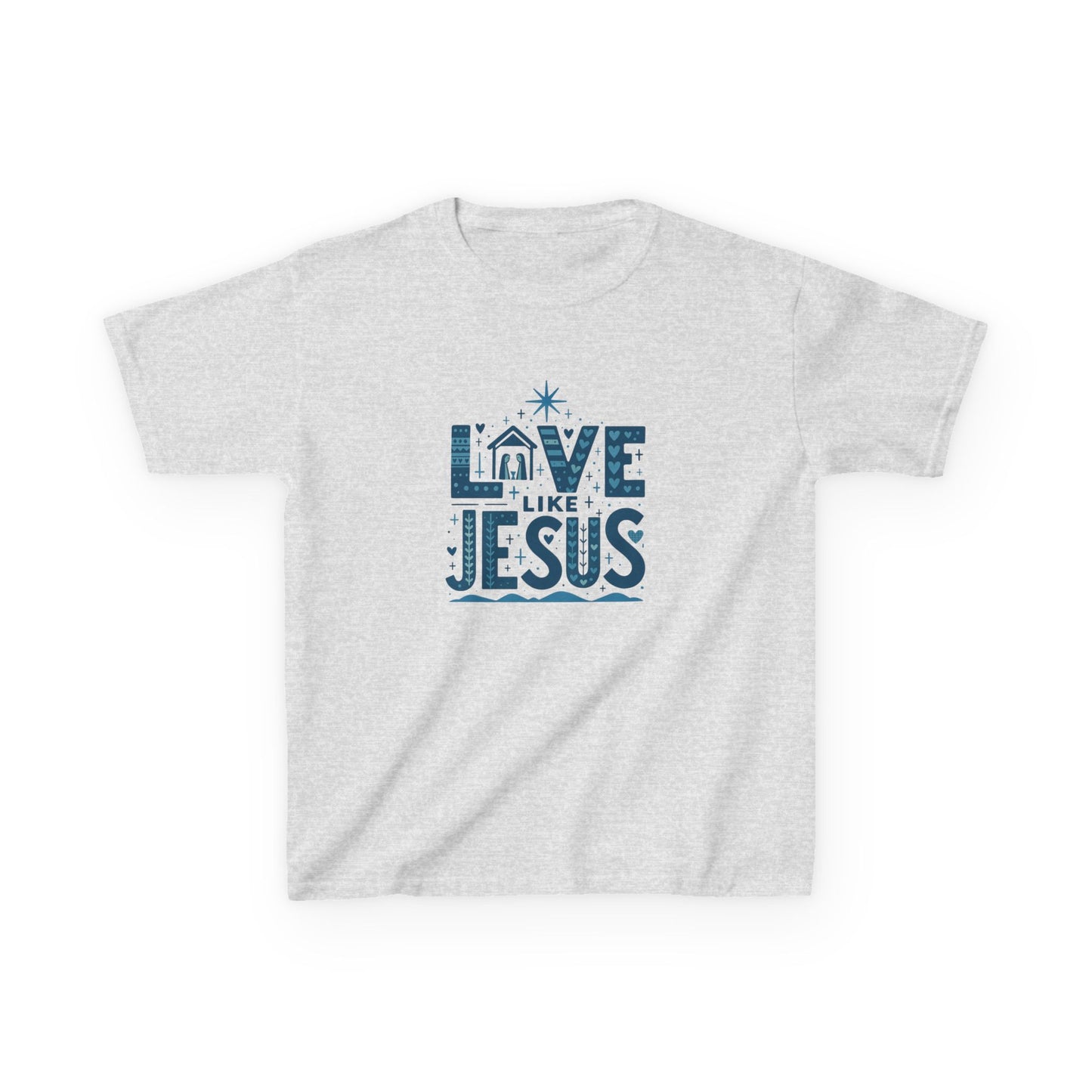 Love Like Jesus Christmas Dinosaur Tee