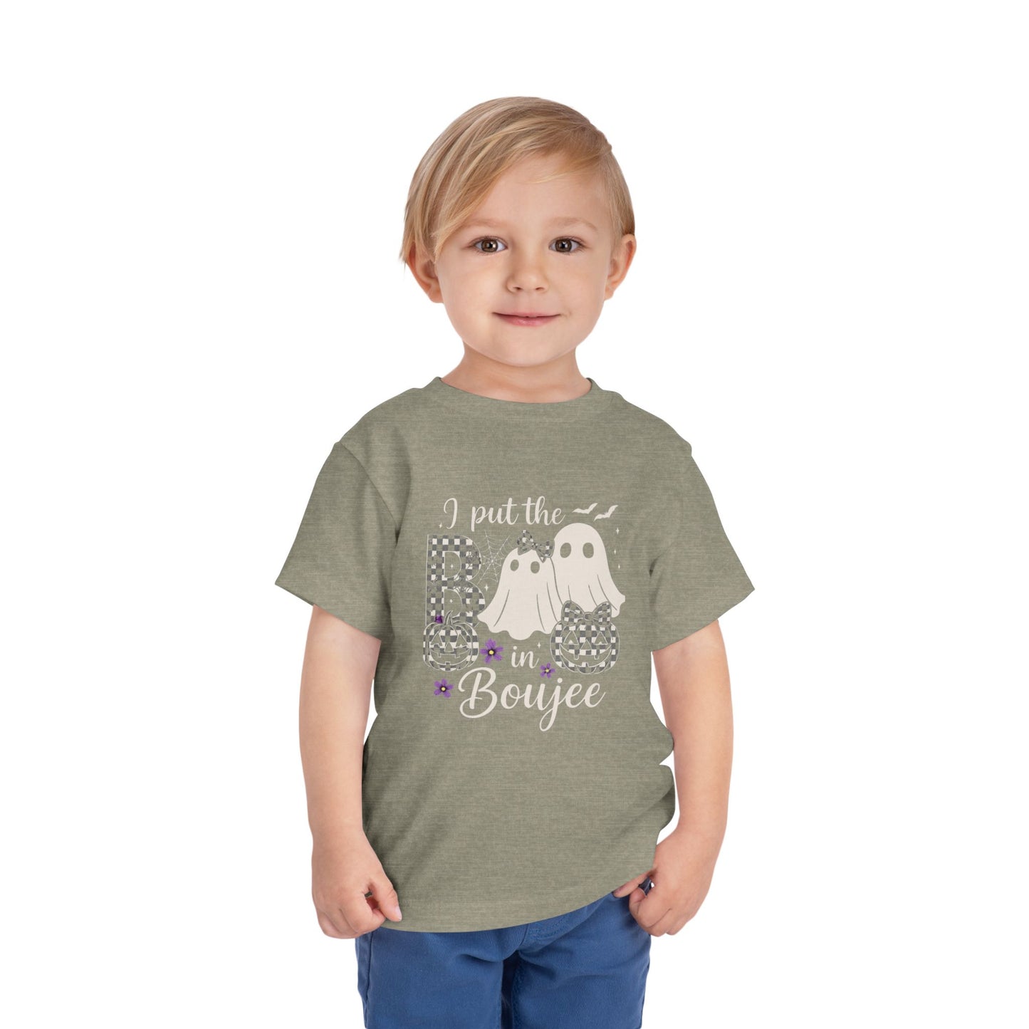 Boujee Halloween Toddler Tee: I Put the B in Boujee