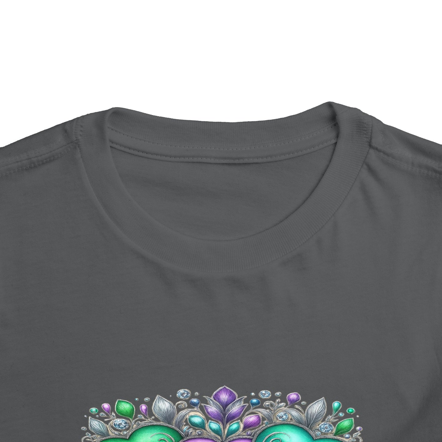 Toddler Tee Live Laugh Love Floral Design