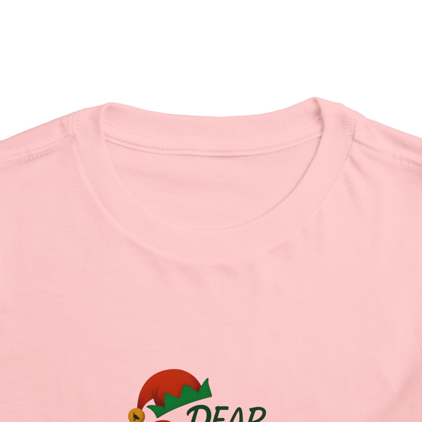 Dear Santa The Elf Lied Toddler Christmas Tee