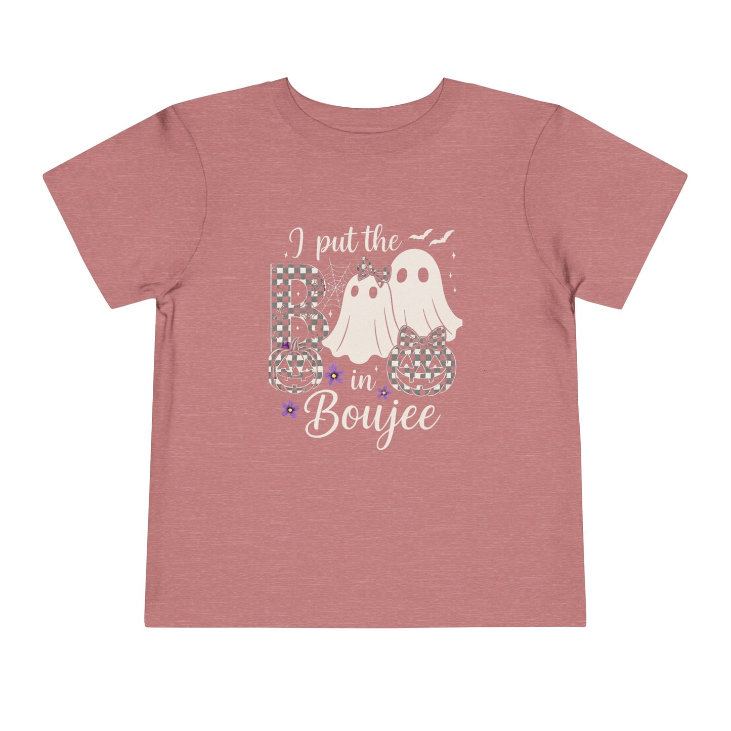 Boujee Halloween Toddler Tee: I Put the B in Boujee