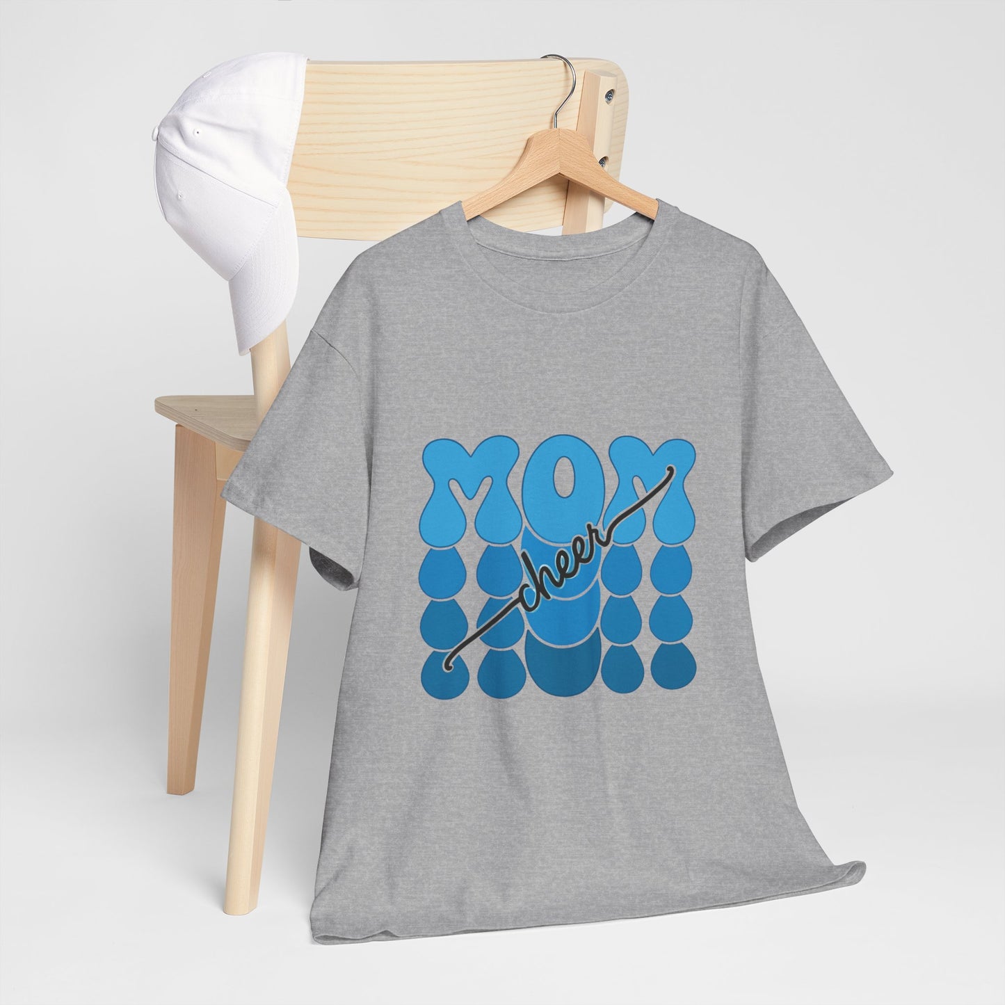 Blue Mom Cheer T-Shirt