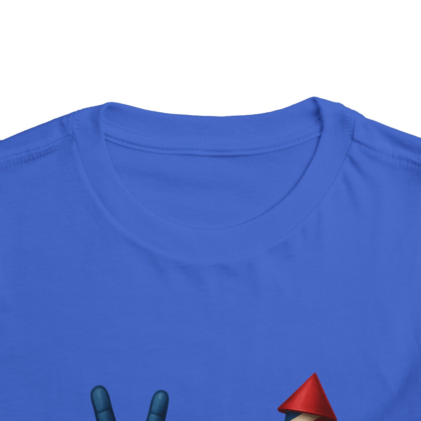 4th of July Peace & Heart Tee: Patriotic Toddler Shirt