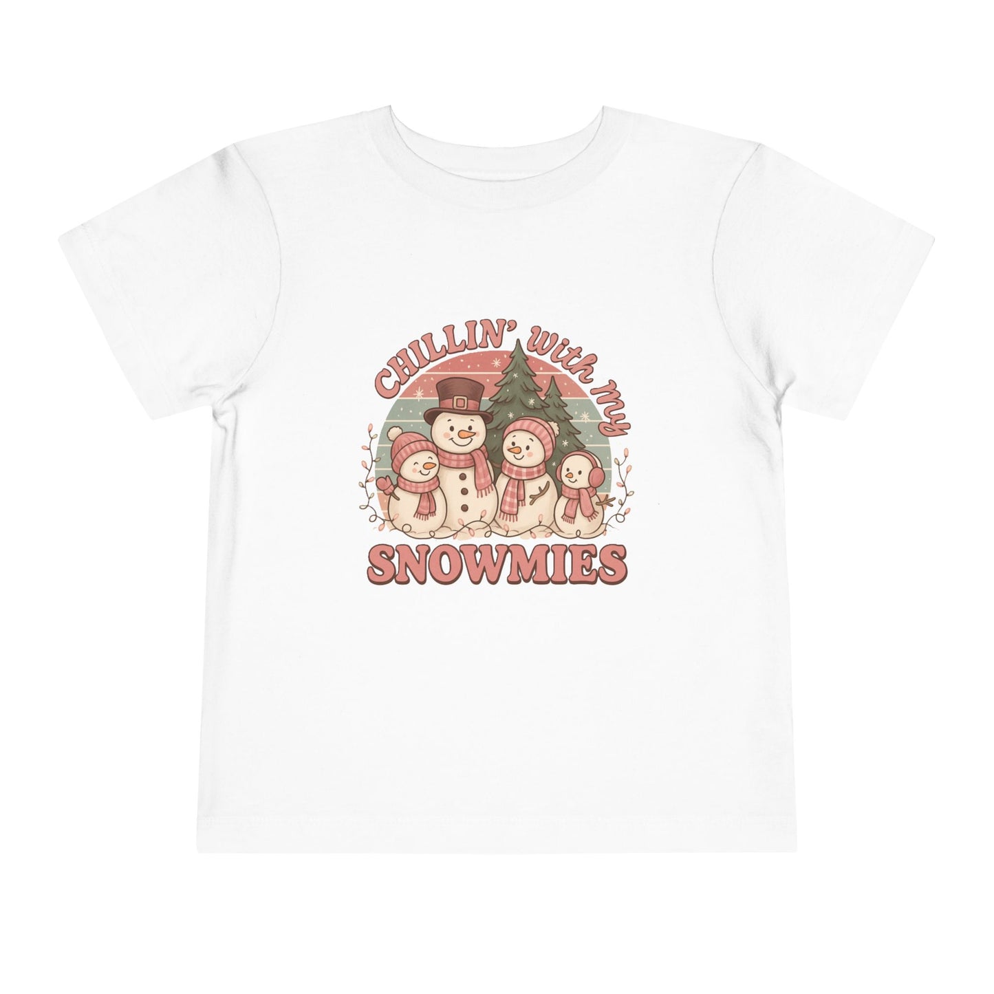 Chillin' Snowmies Toddler Christmas Tee