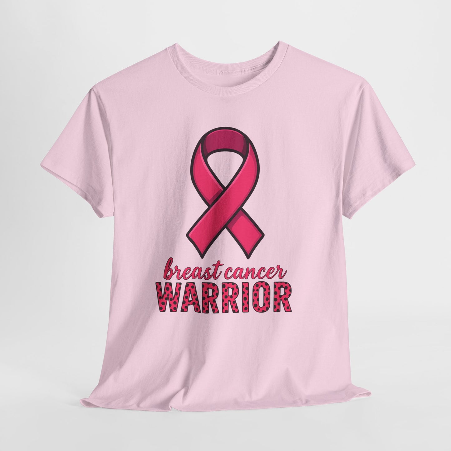 Breast Cancer Warrior Pink Ribbon Tee