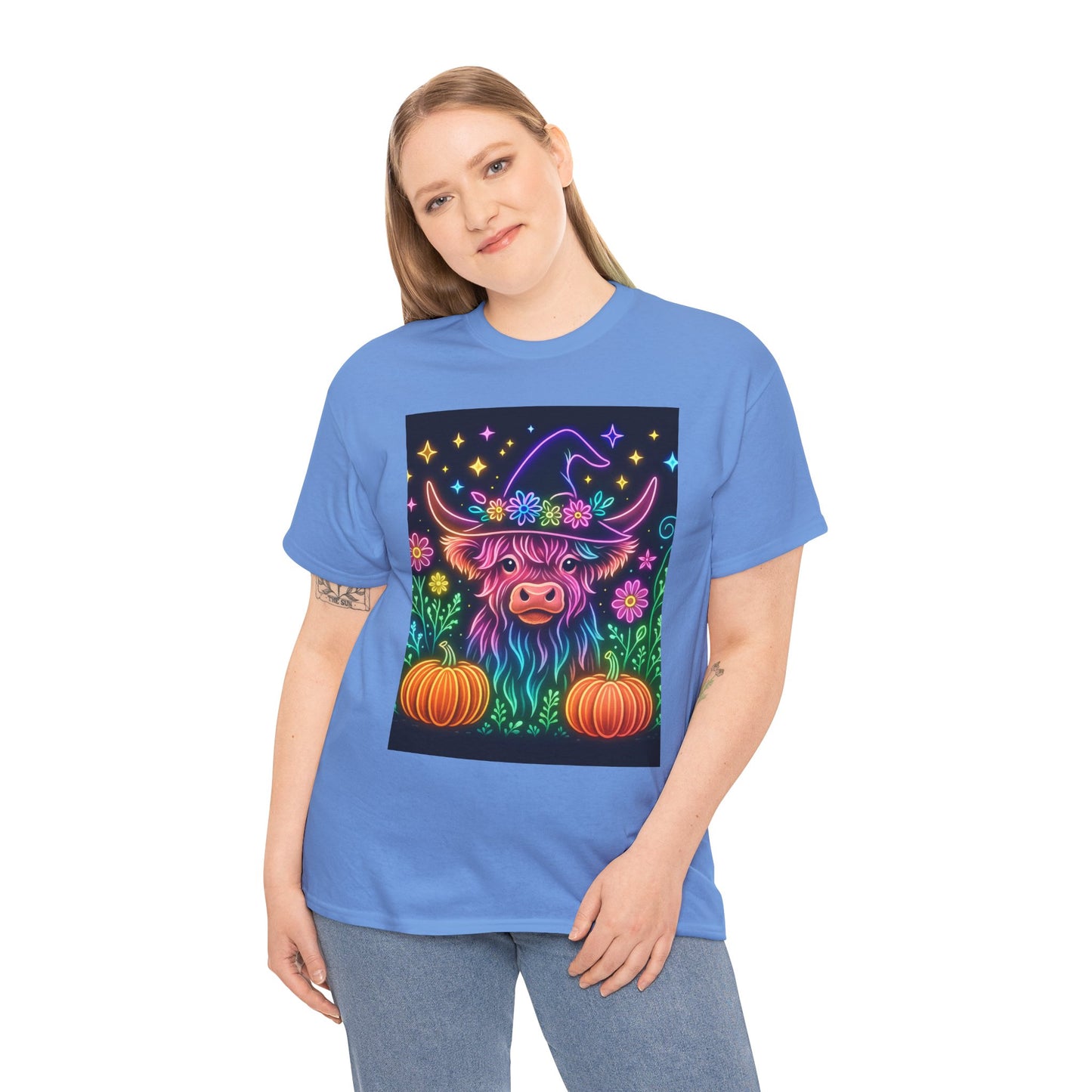 Neon Halloween Highland Tee