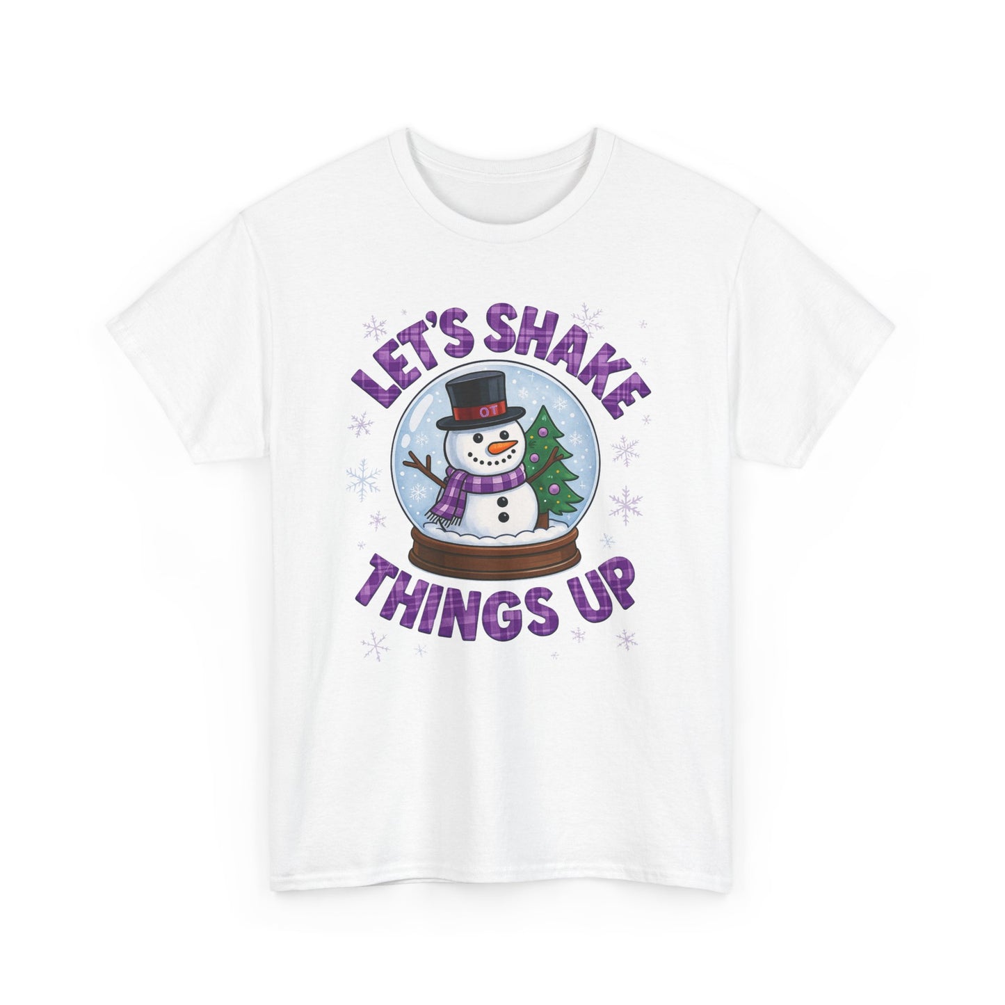 Snow Globe Tee with Let's Shake Things Up Design