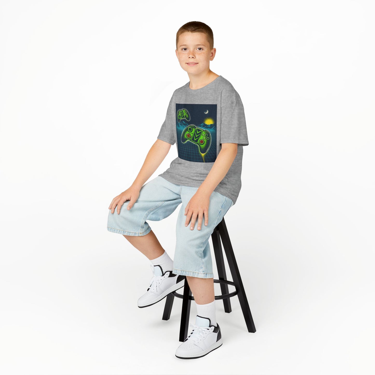 Retro Gamer Kids Tee, Stylish Children's T-Shirt, Video Game Shirt, Fun Birthday Gift, Cool Summer Outfit
