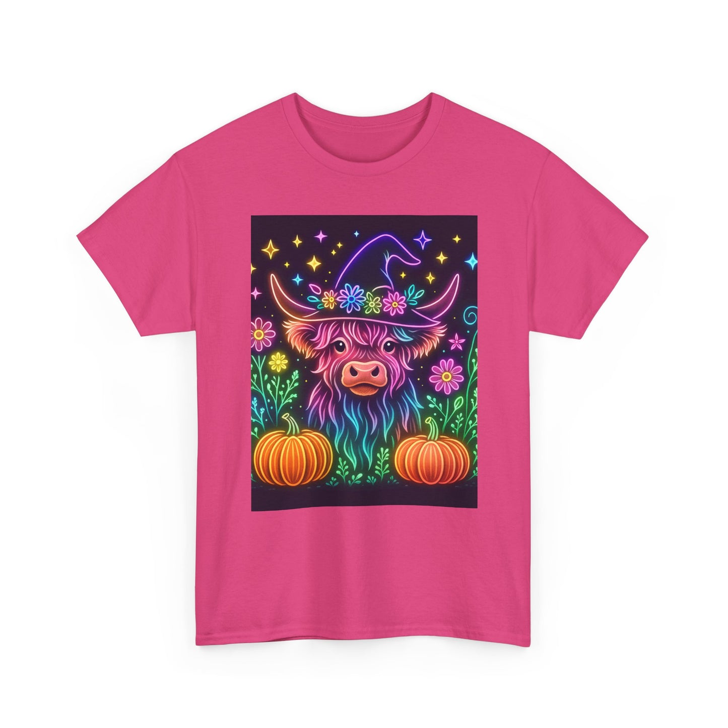 Neon Halloween Highland Tee