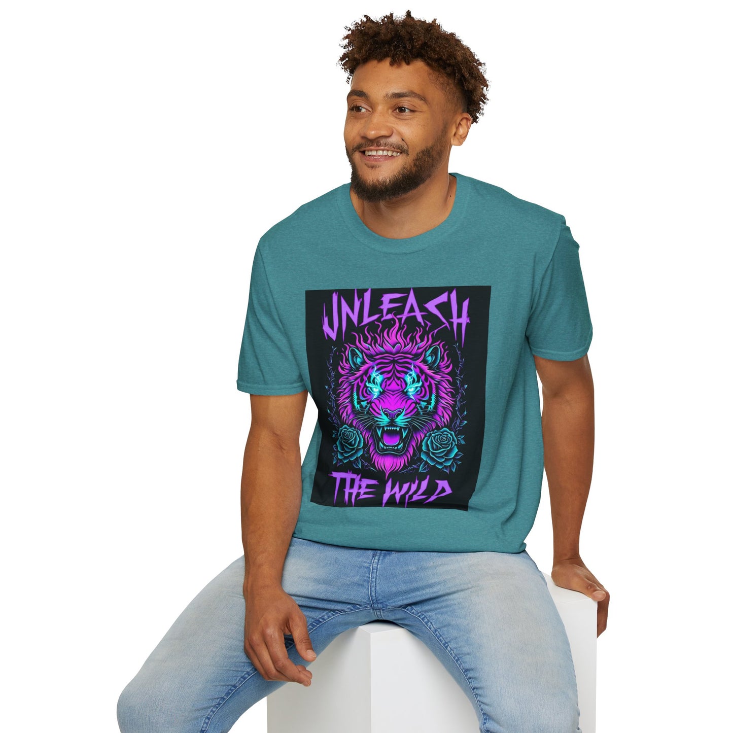Unleash the Wild Graphic Tee | Cool Graphic Shirt, Unisex T-Shirt, Animal Lover Gift, Nature-Inspired Fashion, Festival Wear