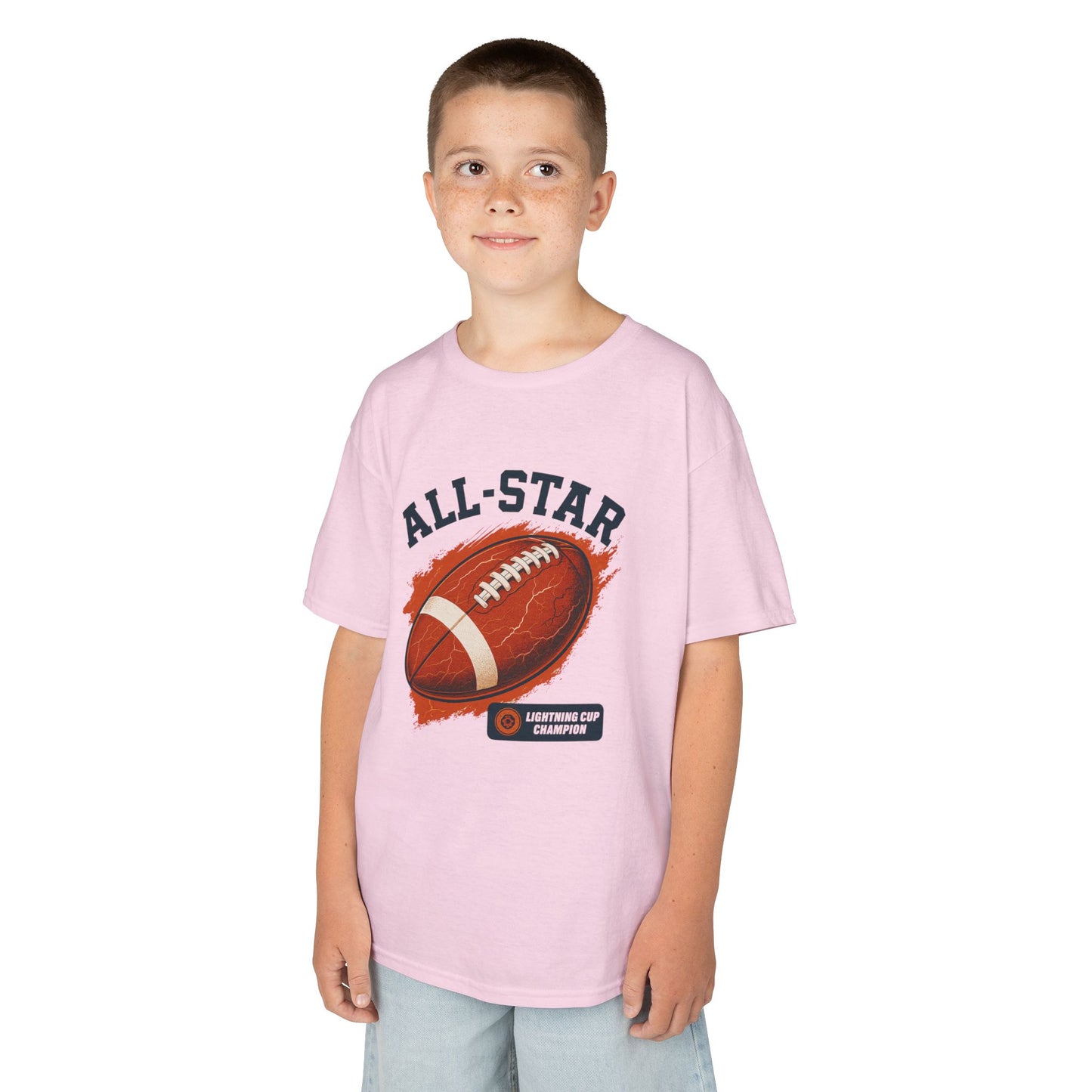 All-Star Kids Football Tee, Sports Apparel, Boys Football Shirt, Kids Casual Wear, Back To School Shirt, Birthday Gift