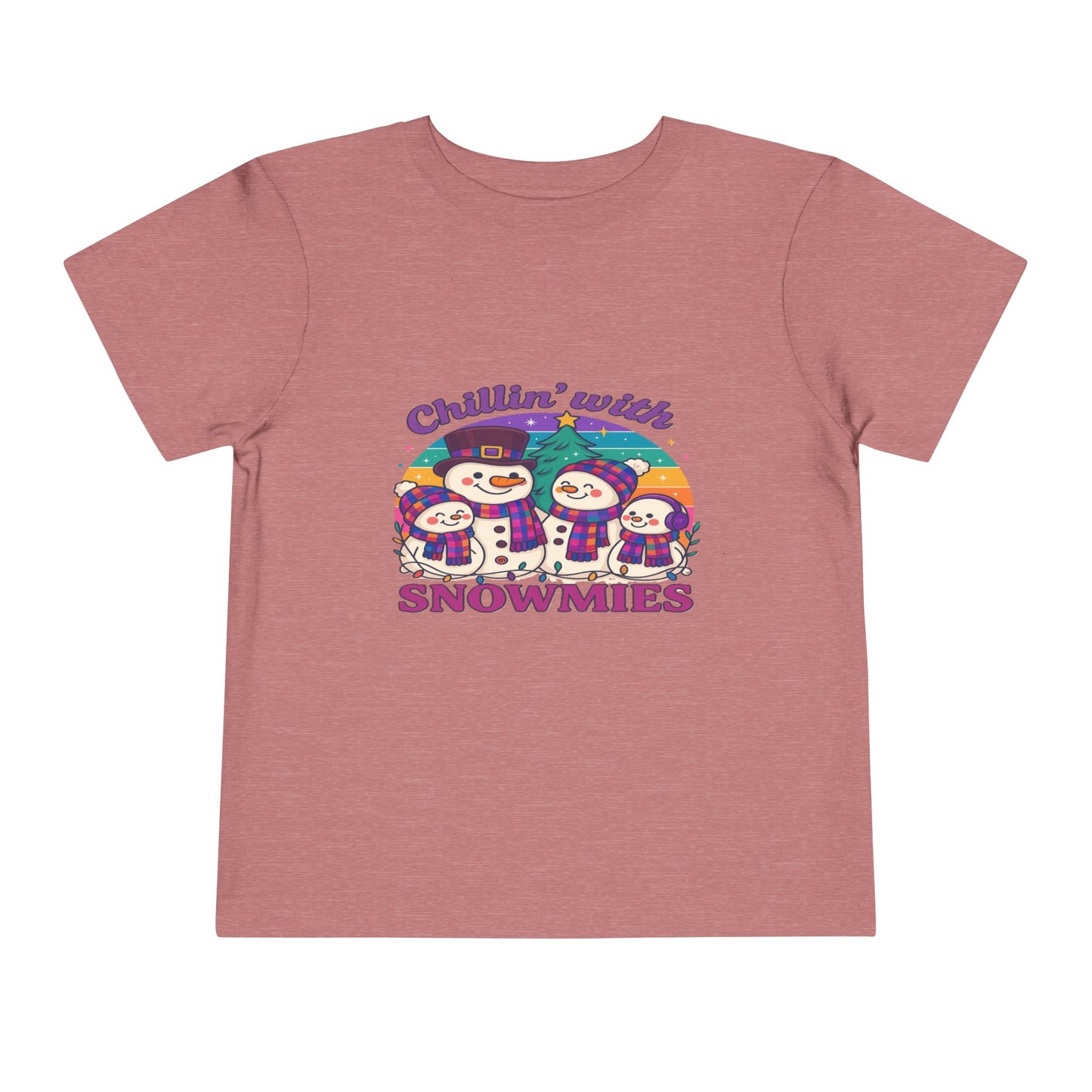 Chillin' with Snowmies Toddler Christmas Tee