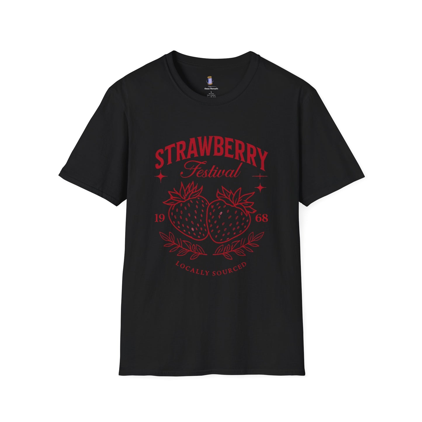Strawberry Festival Unisex T-Shirt, Vintage Berry Tee, Local Produce Shirt, Farmhouse Fashion, Summer Celebration Wear