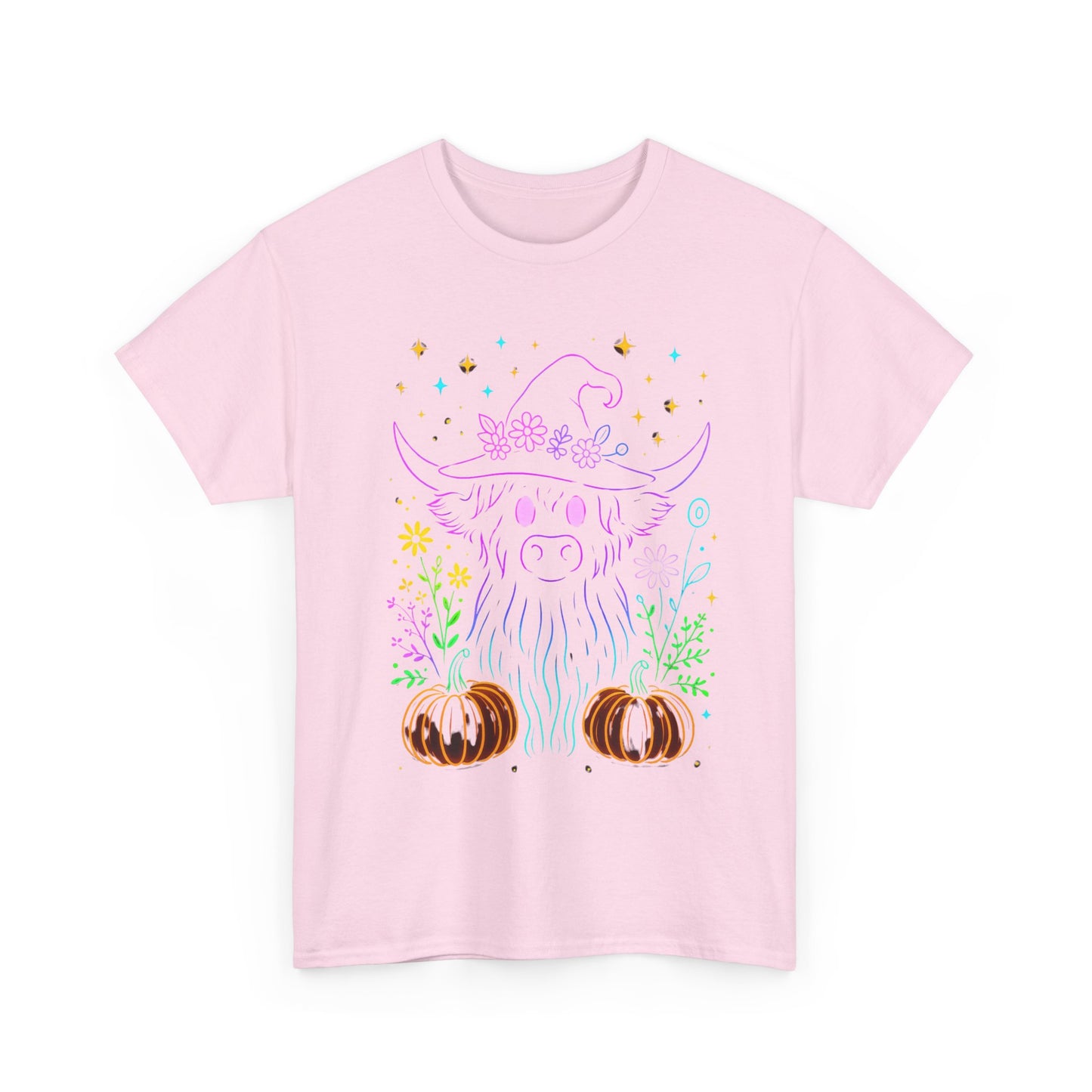 Highland Cow Witch Hat Tee