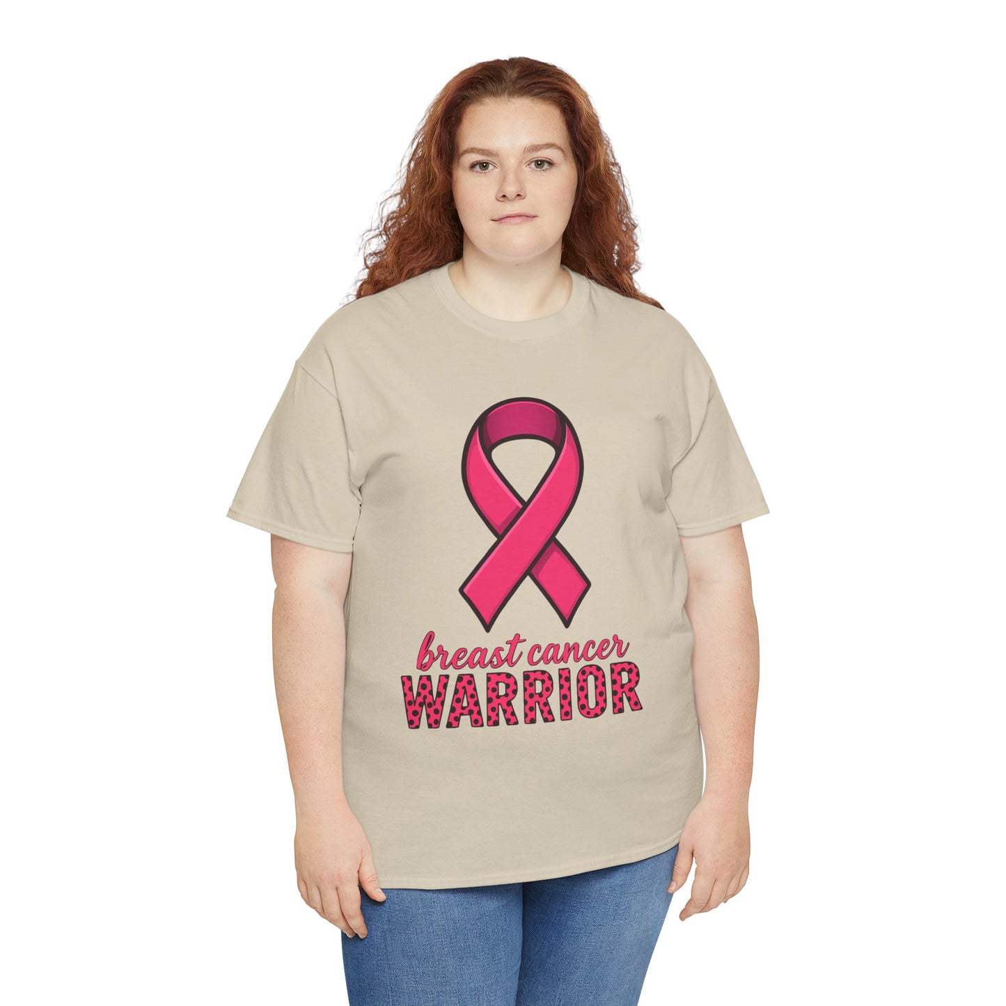 Breast Cancer Warrior Pink Ribbon Tee