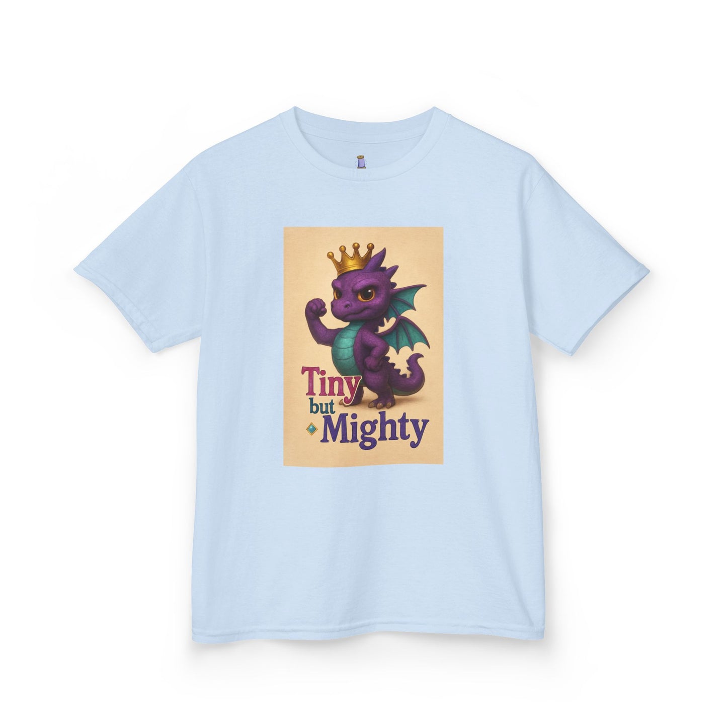 Kids Dragon Tee, Fun Kids T-Shirt, Tiny but Mighty Shirt, Unique Kids Apparel, Gift for Young Adventurers, Cute Dragon Design
