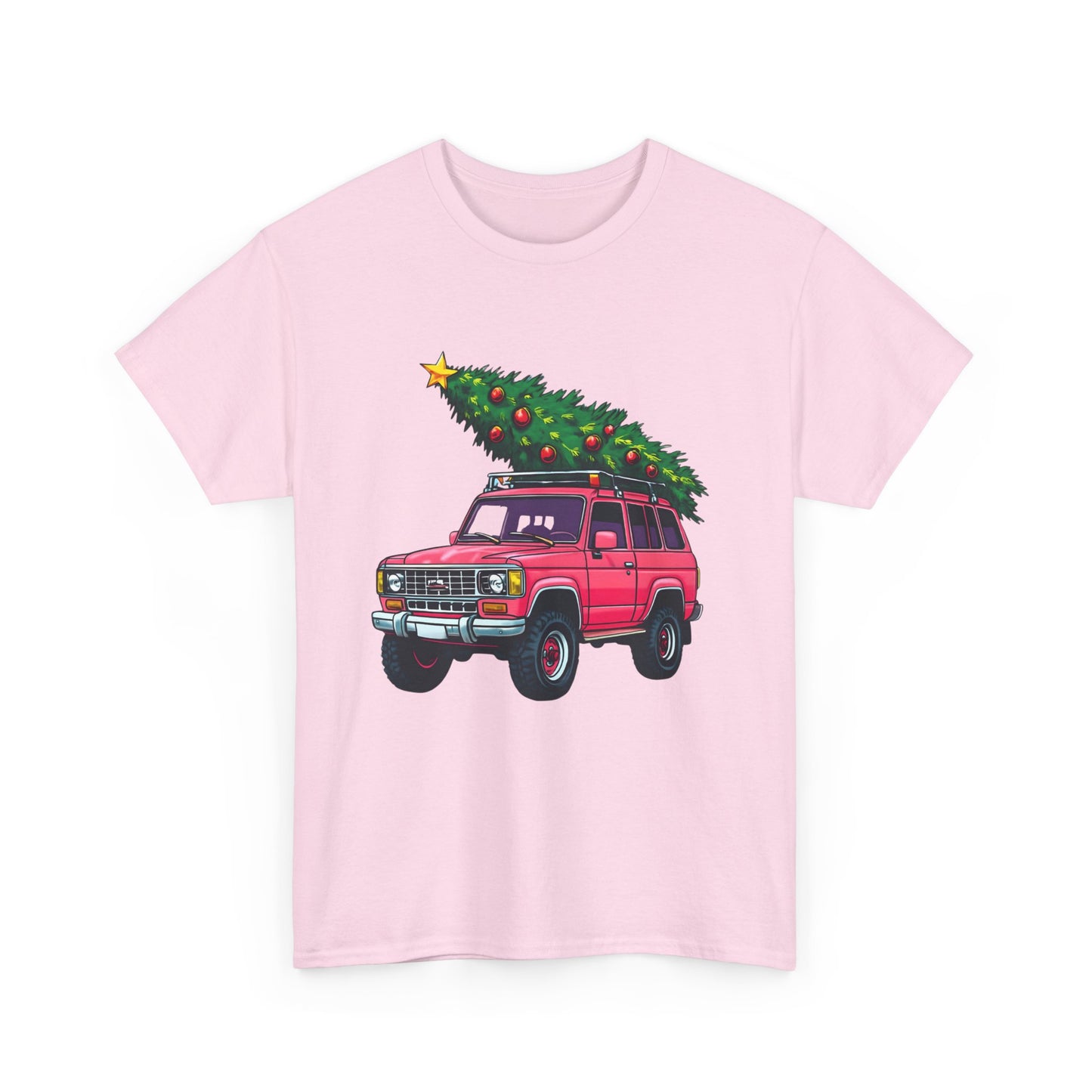 Pink SUV Christmas Tree Tee