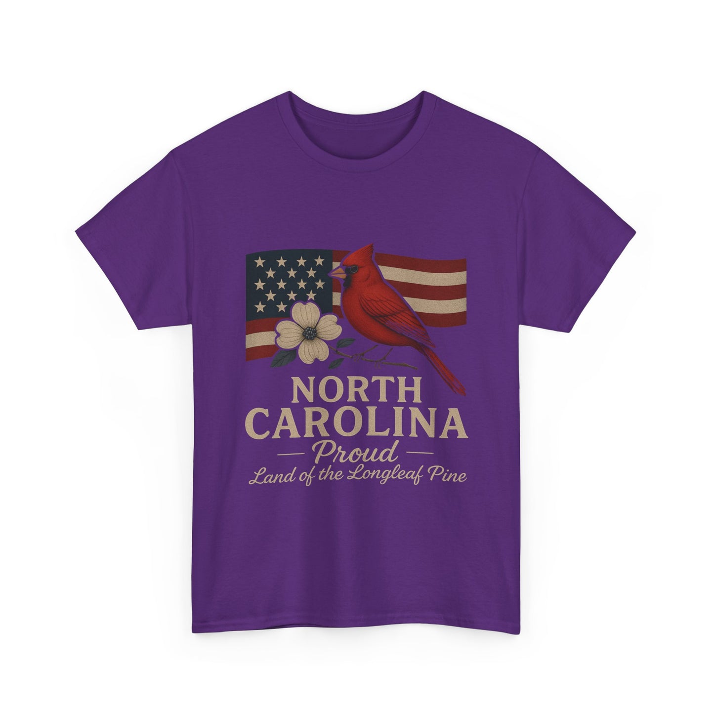 NC Pride: Cardinal, Dogwood & State Flag Tee