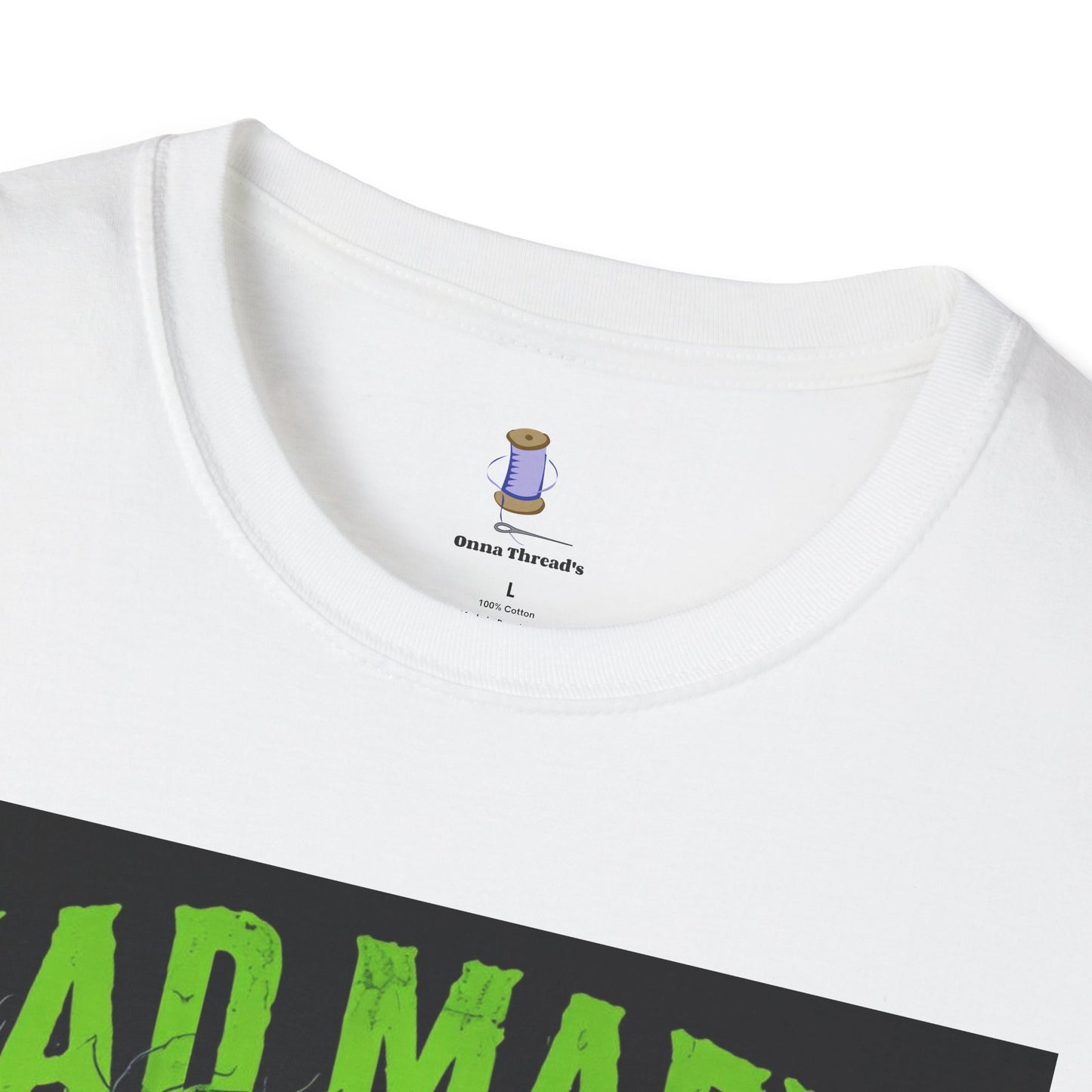 Mad Mafia Unisex Softstyle T-Shirt | Edgy Graphic Tee for Casual Wear, Gift for Halloween, Party, or Everyday Style