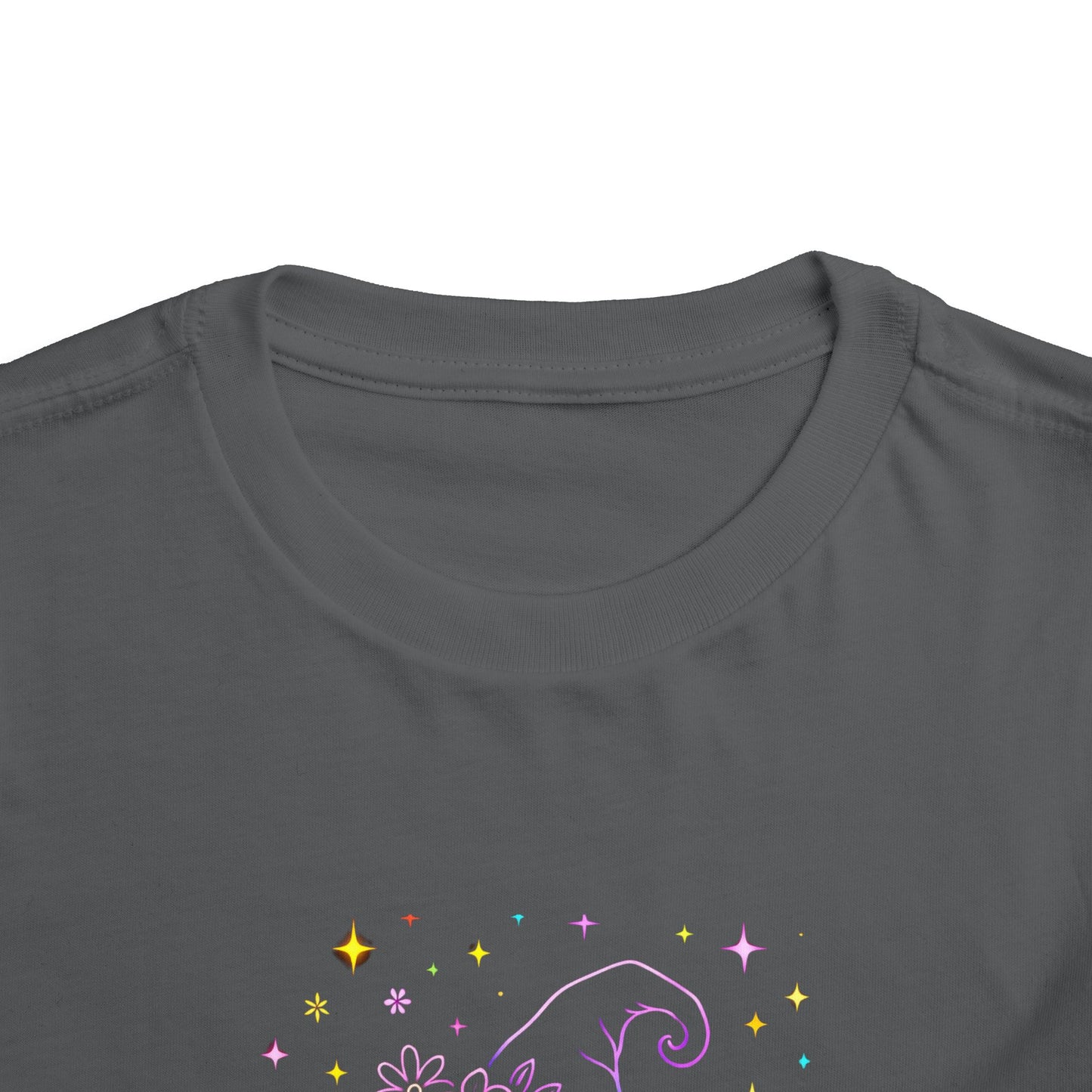 Toddler Halloween Tee - Witch Silhouette Floral Design