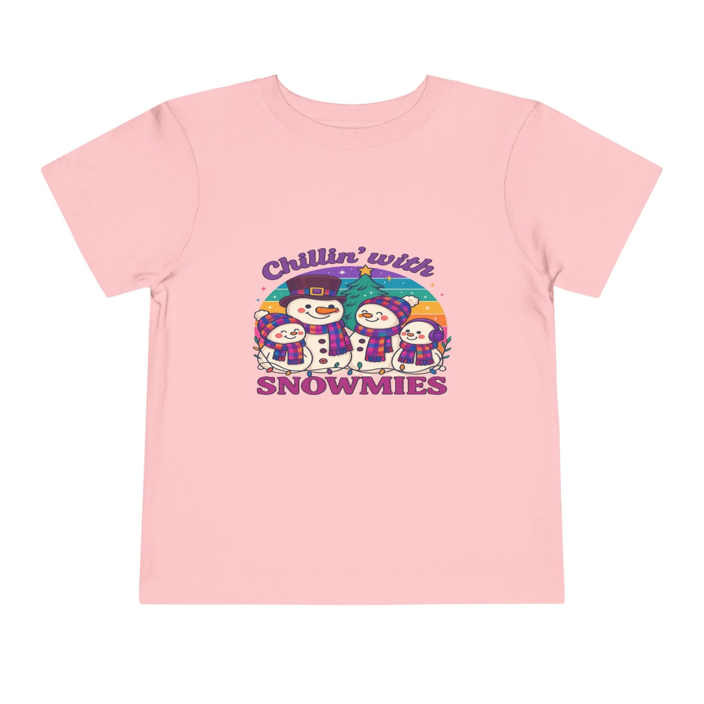 Chillin' with Snowmies Toddler Christmas Tee