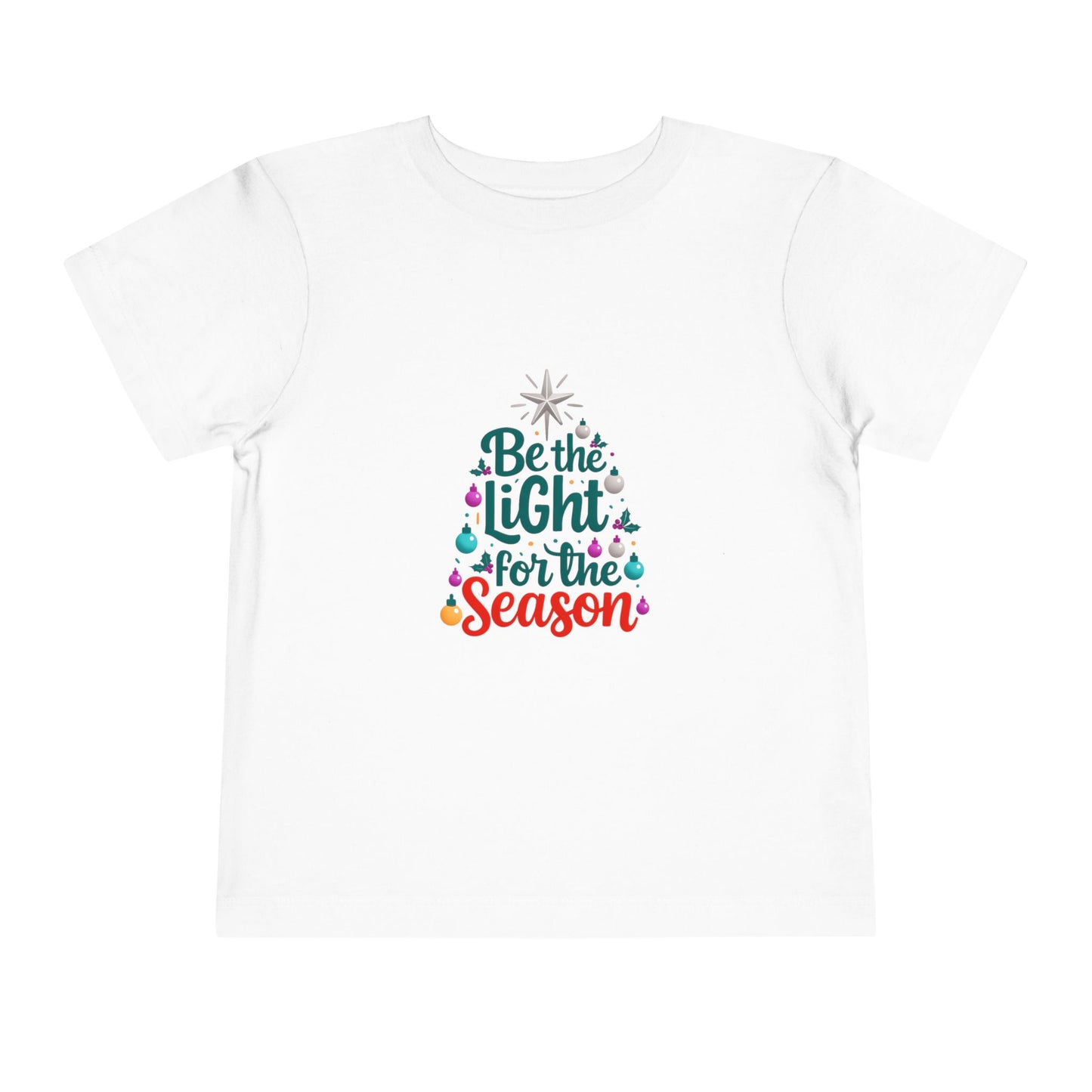 Be the Light Toddler Christmas Tee