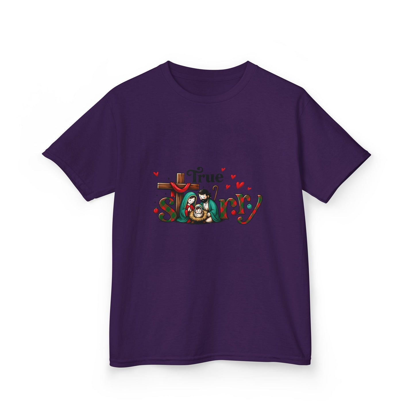 True Story Nativity Christmas Tee - Dinosaur Fun!