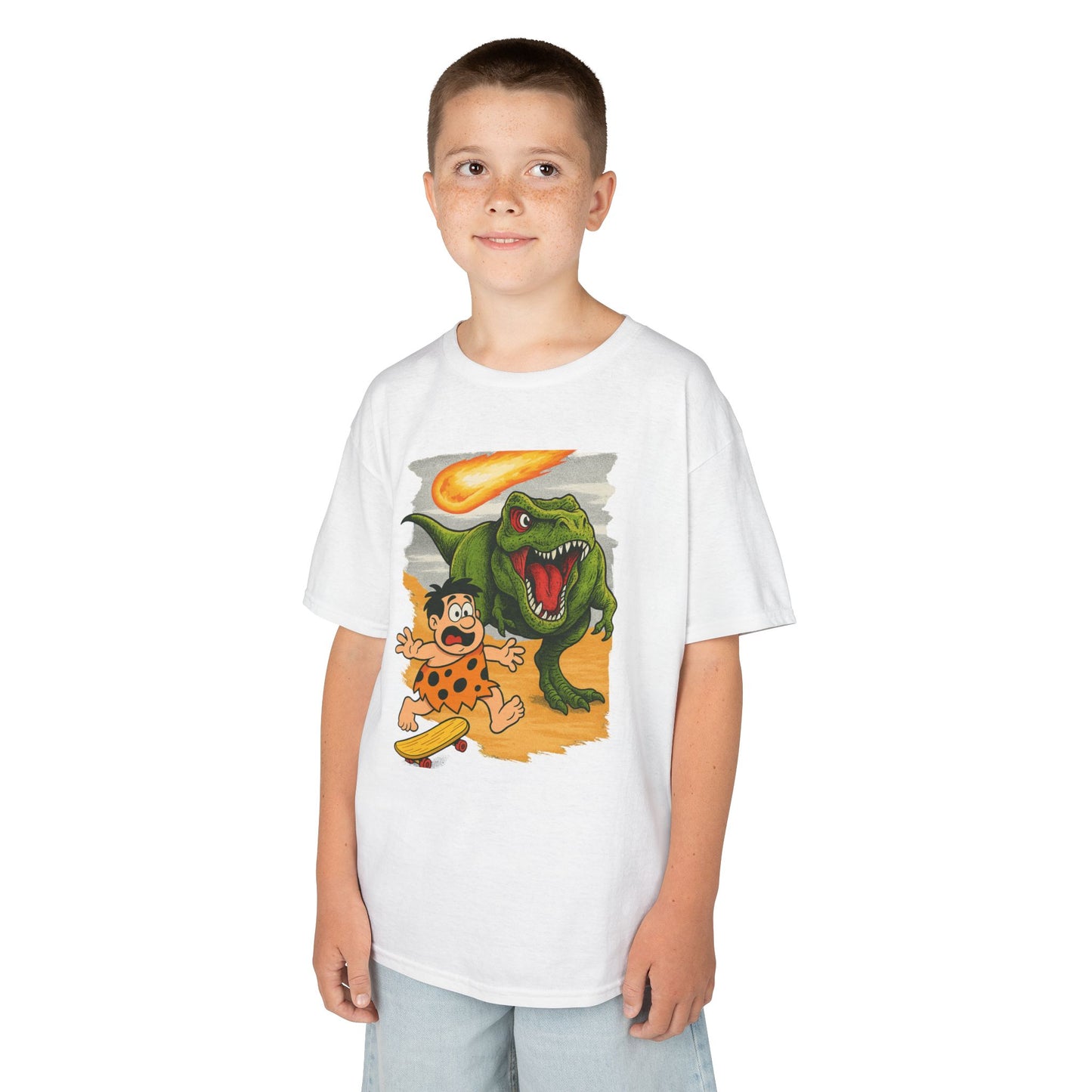 Dino Adventure Kids Tee - Fun Dinosaur Graphic Shirt, Boys T-Shirt, Playful Kids Apparel, Birthday Gift, Summer Wear