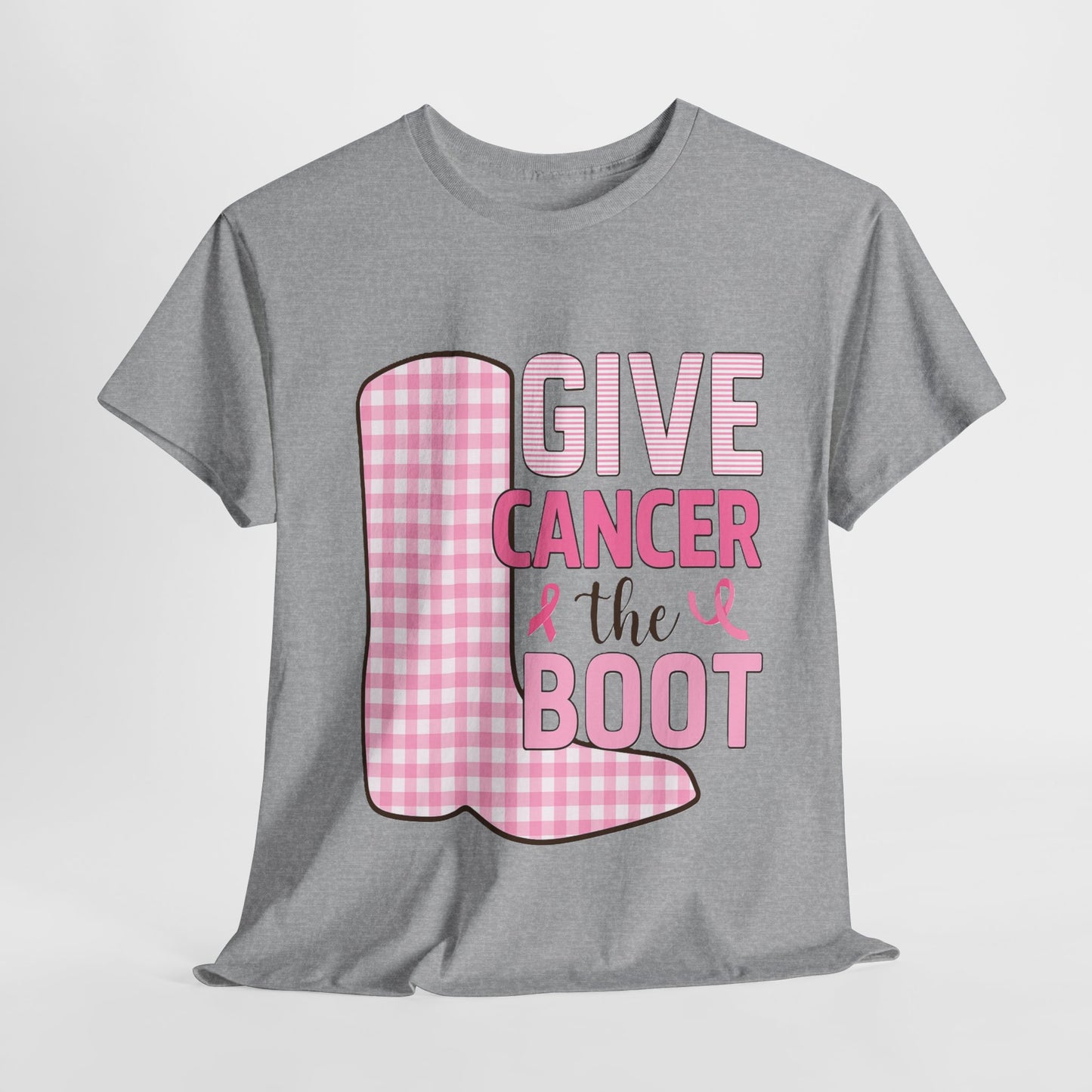 Give Cancer the Boot - Breast Cancer Awareness Tee