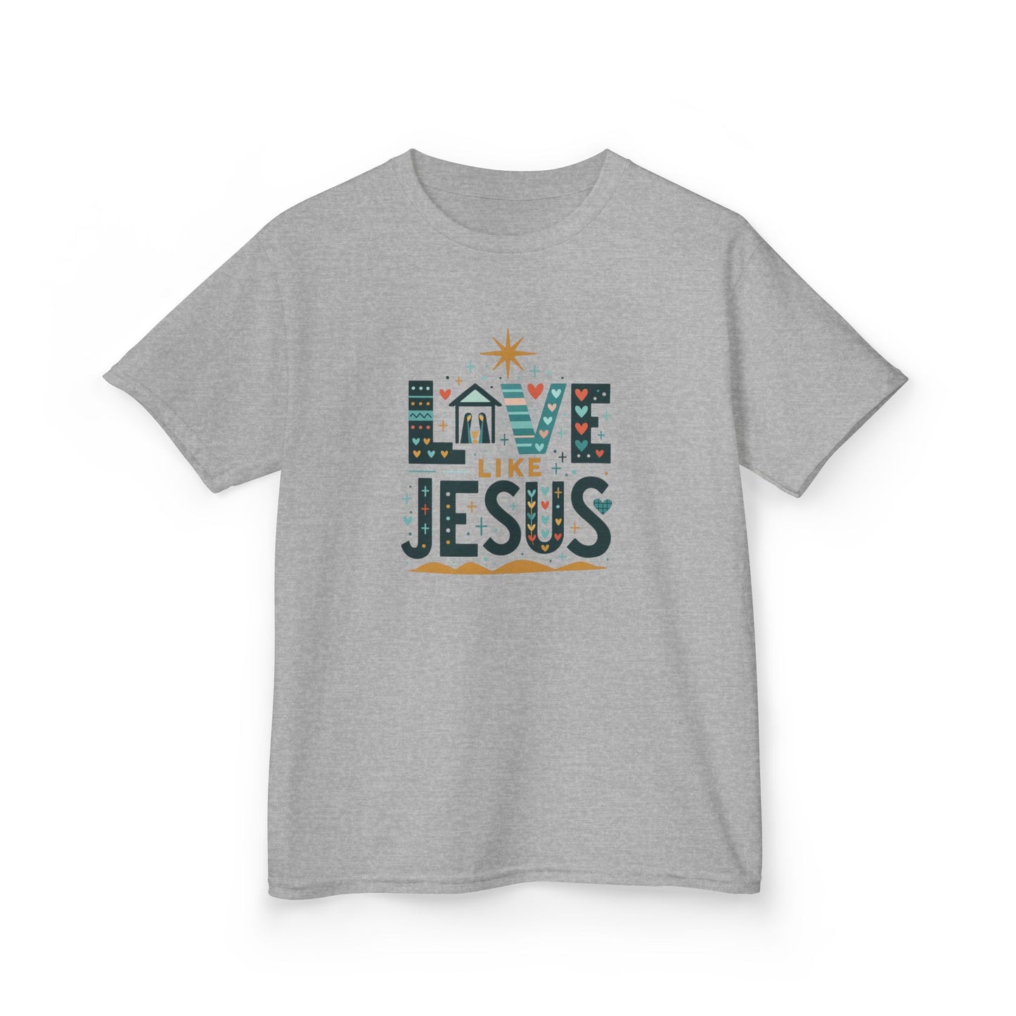 Love Like Jesus - Dino Christmas Tee