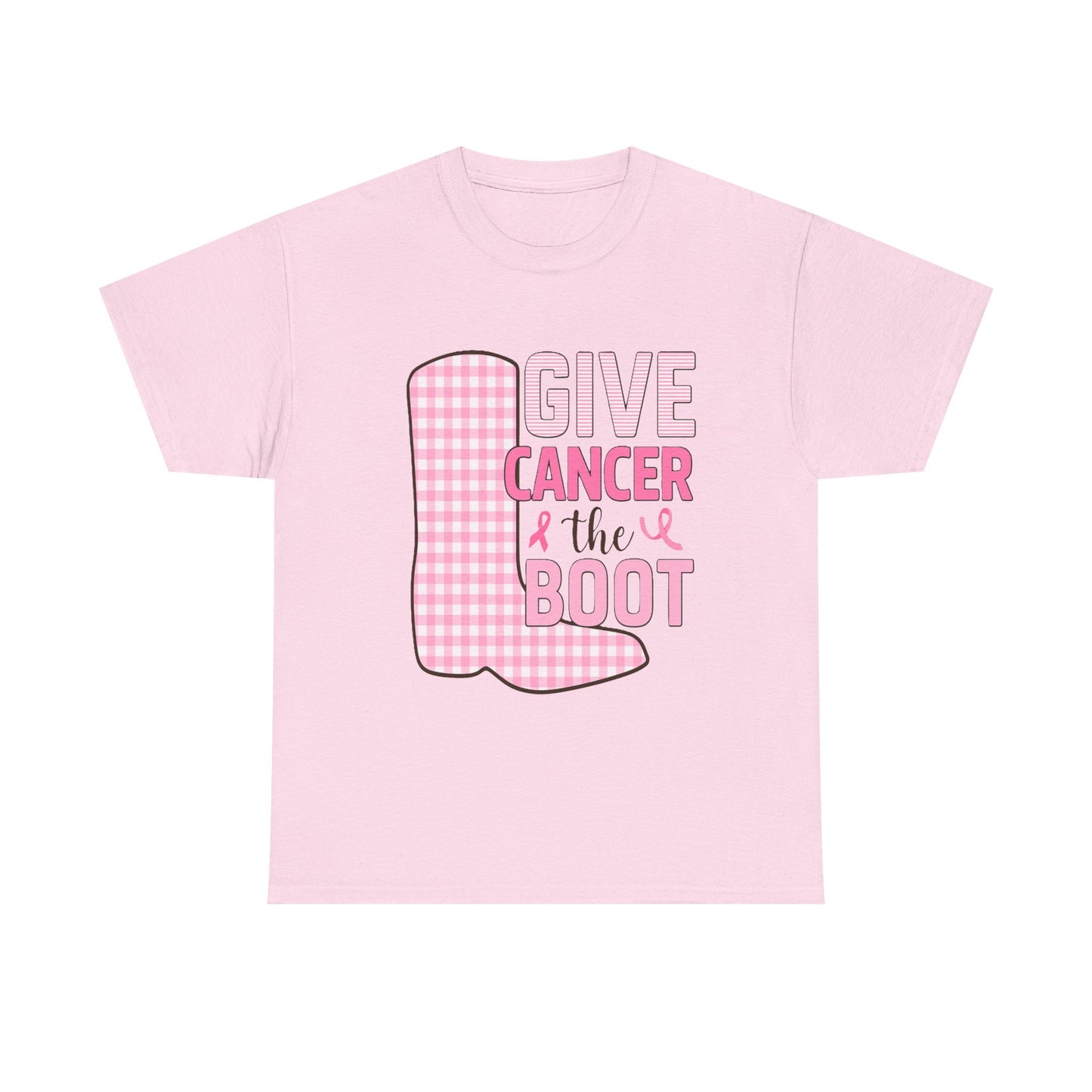 Give Cancer the Boot - Breast Cancer Awareness Tee