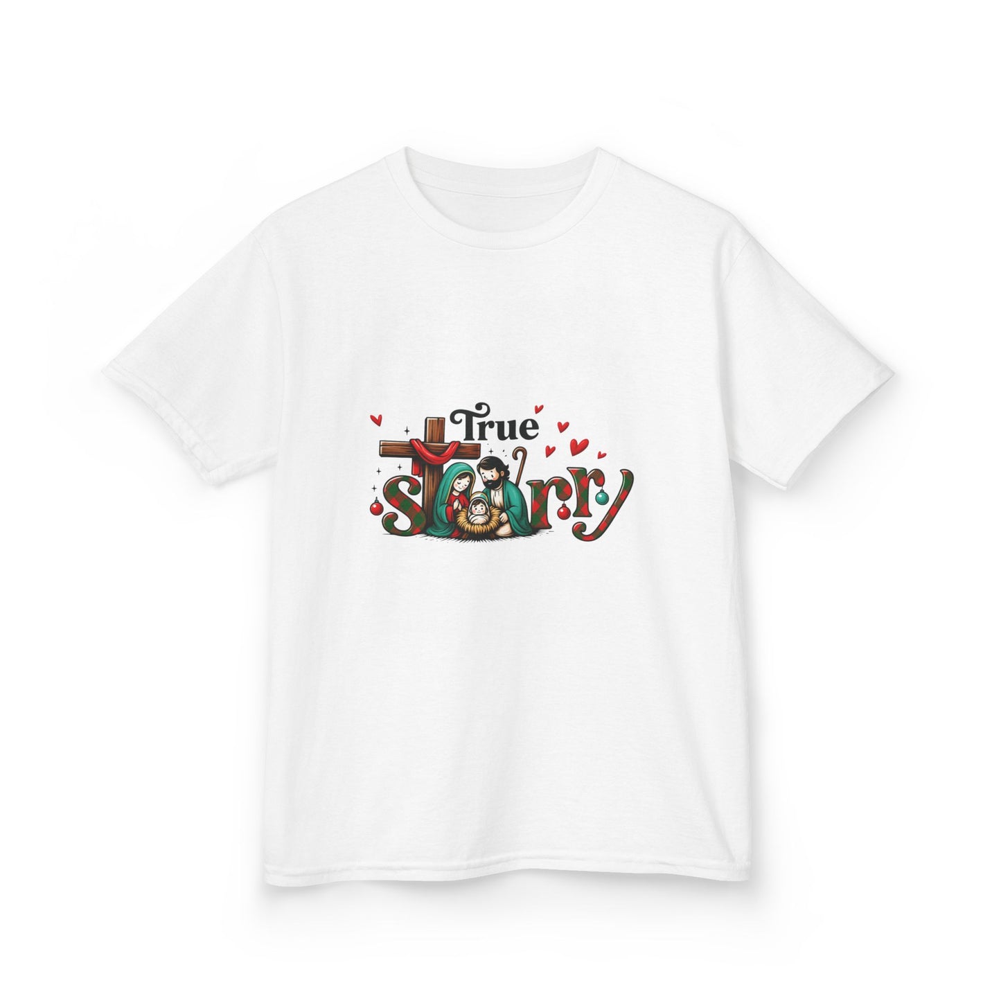 True Story Nativity Christmas Tee - Dinosaur Fun!