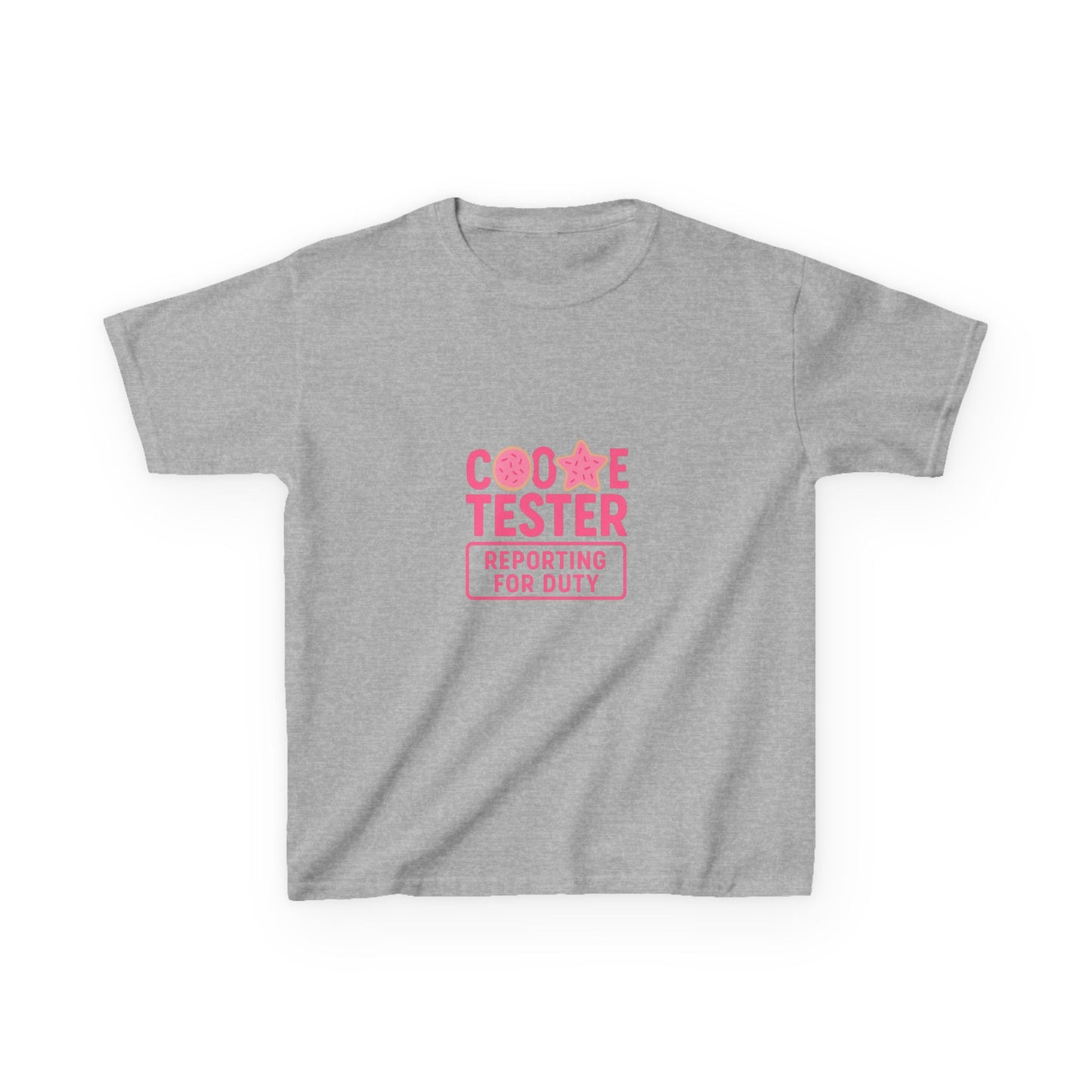 Cookie Tester Dino Christmas Tee - Kids Holiday Shirt