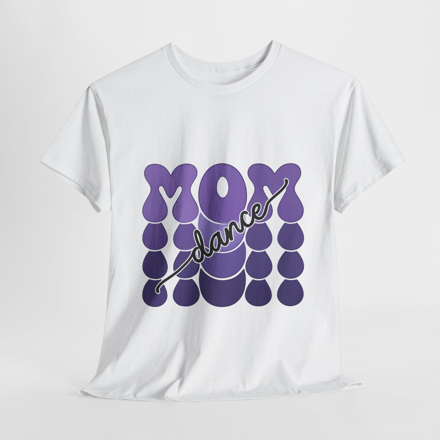 MOM Dance – Purple Letter Stage Spirit Tee