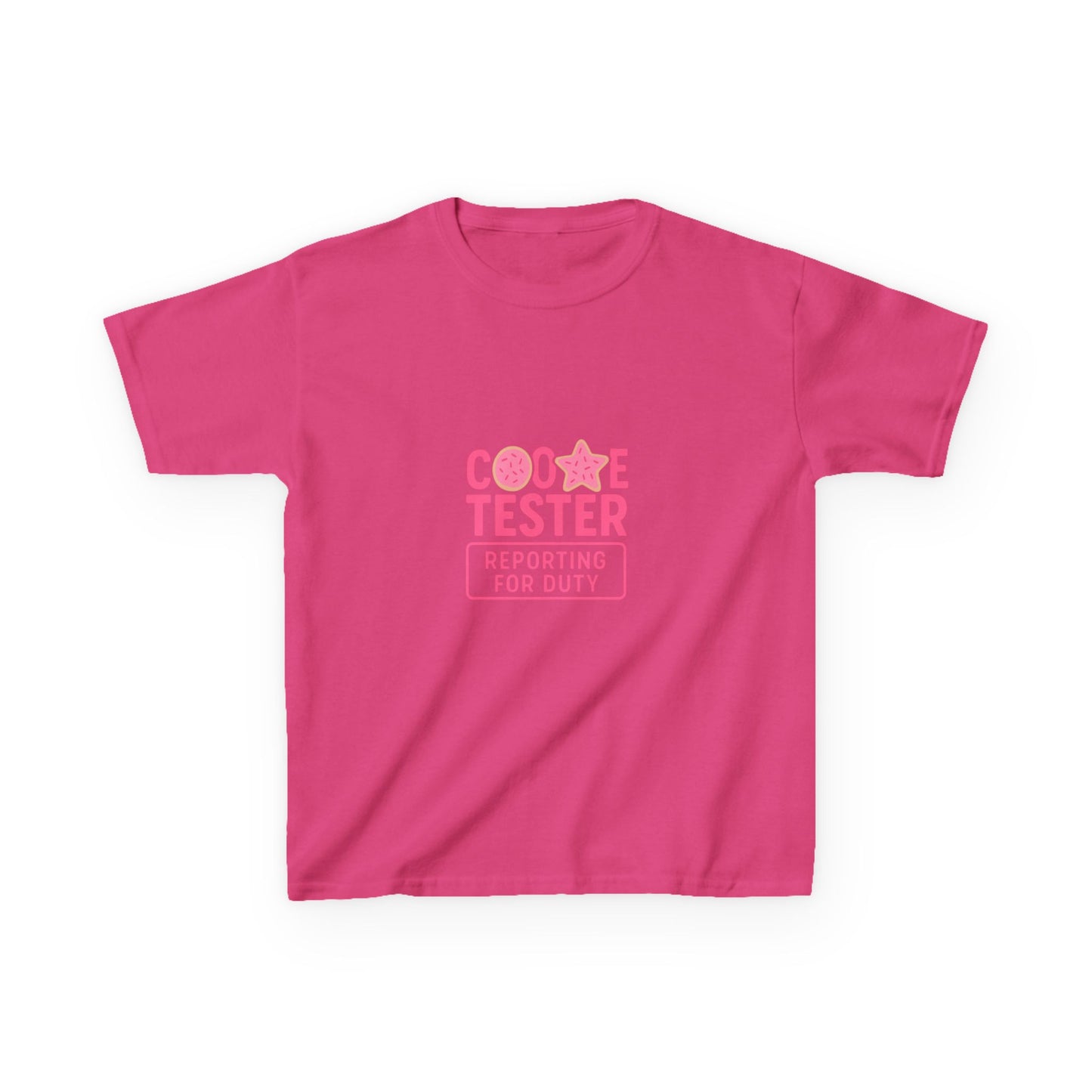 Cookie Tester Dino Christmas Tee - Kids Holiday Shirt