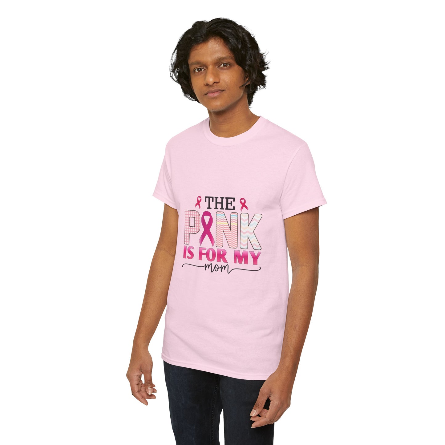 Pink Is For My Mom Breast Cancer Awareness Tee